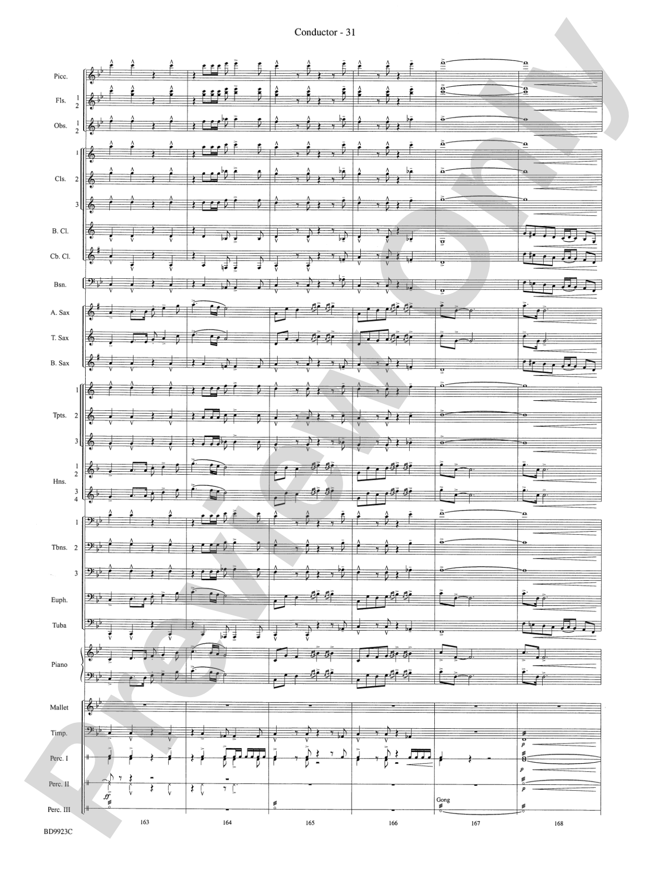 The Winds of Poseidon (from The Odyssey (Symphony No. 2)): Concert Band Conductor Score & Parts