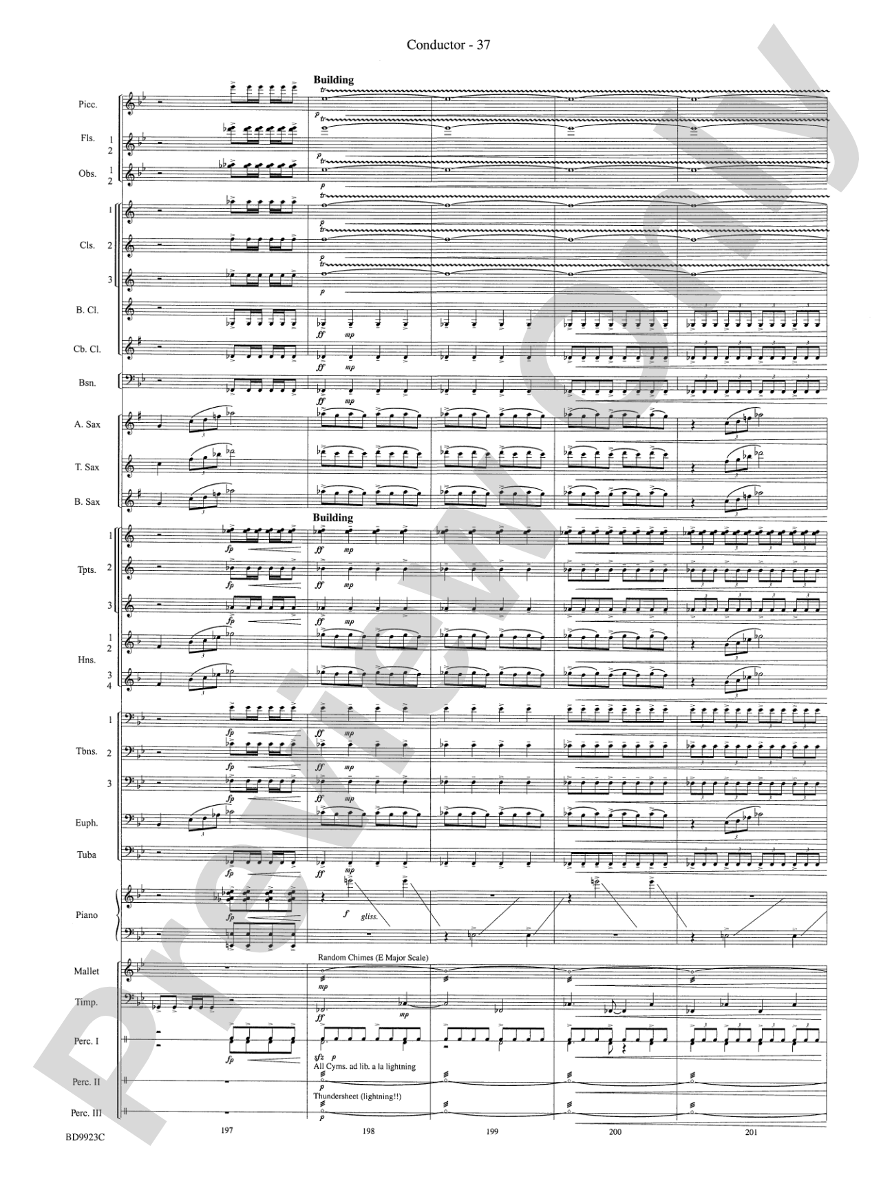 The Winds of Poseidon (from The Odyssey (Symphony No. 2)): Concert Band Conductor Score & Parts