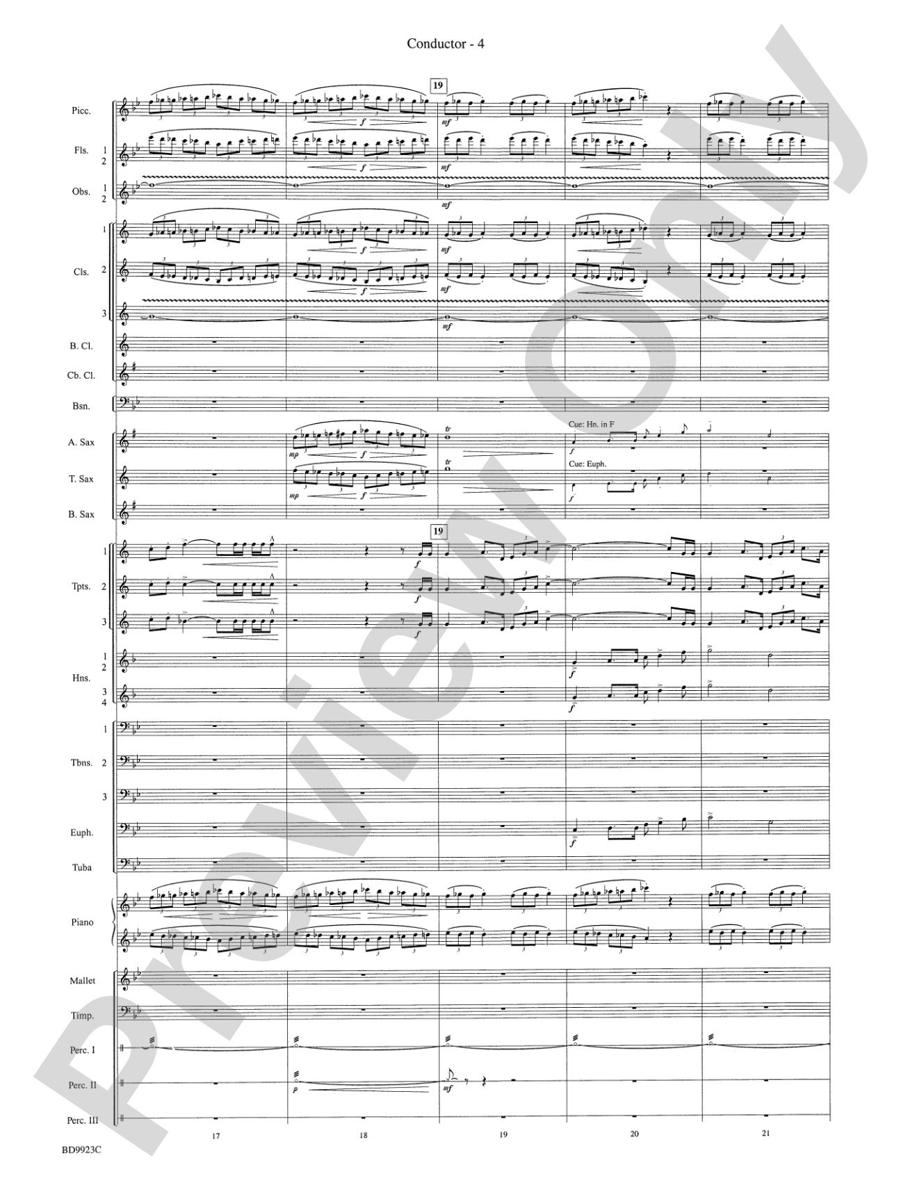 The Winds of Poseidon (from The Odyssey (Symphony No. 2)): Concert Band Conductor Score & Parts