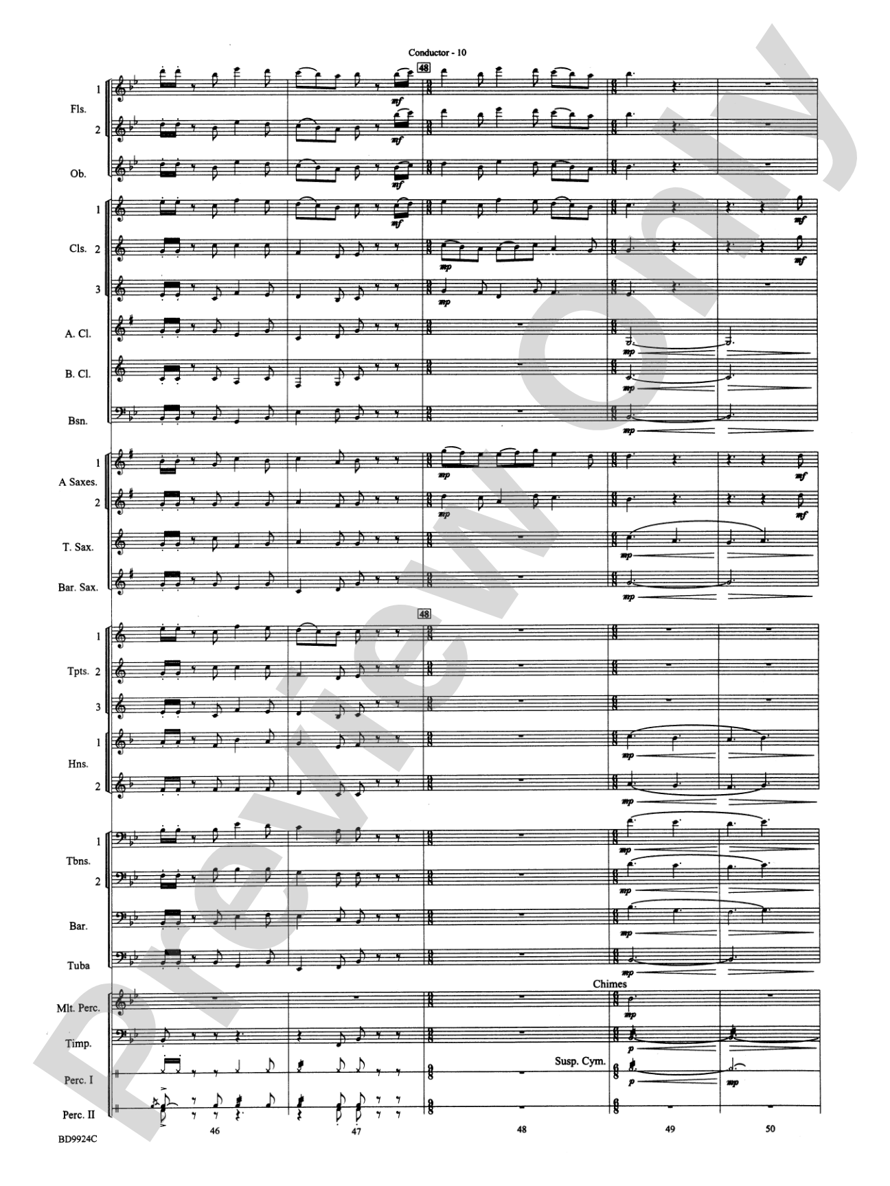 A Vaughan Williams Christmas: Concert Band Conductor Score & Parts