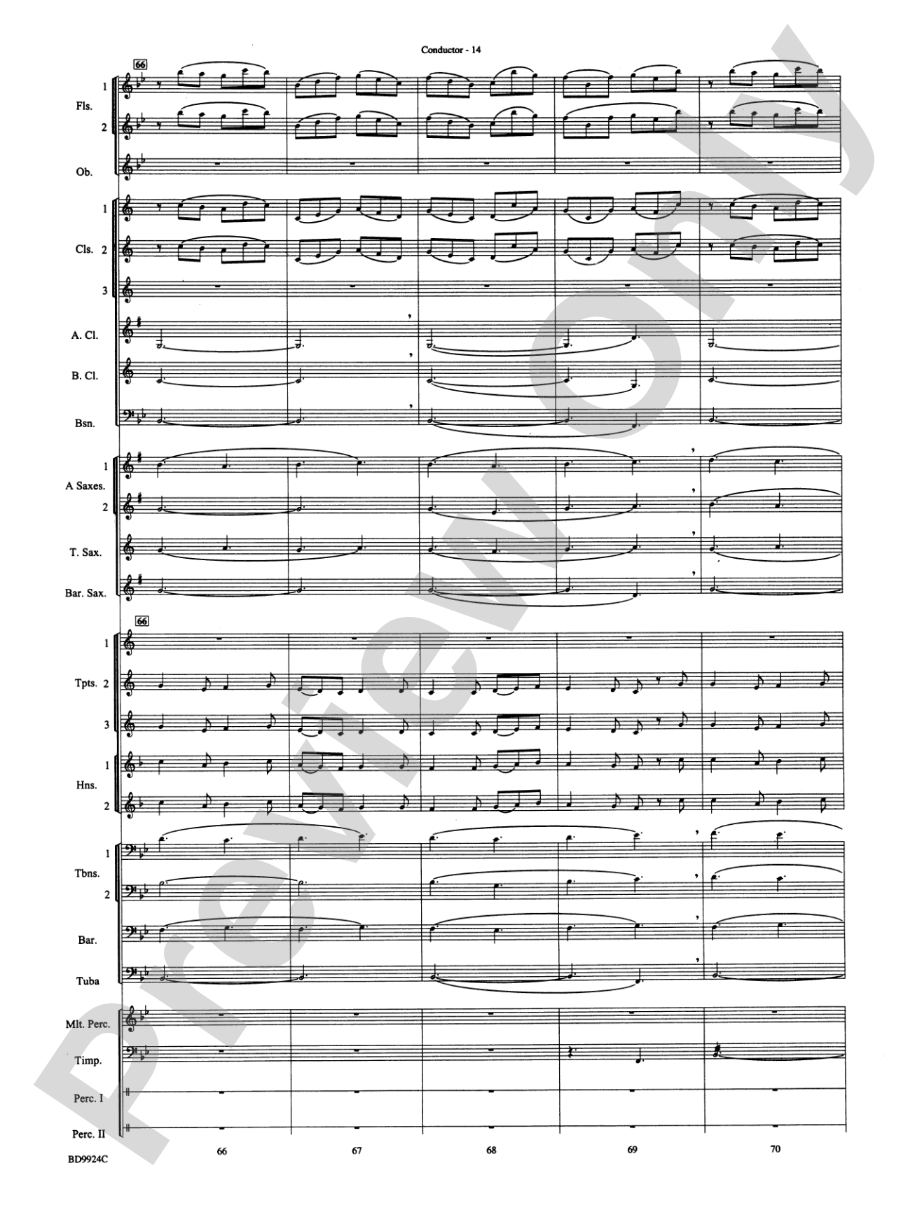 A Vaughan Williams Christmas: Concert Band Conductor Score & Parts
