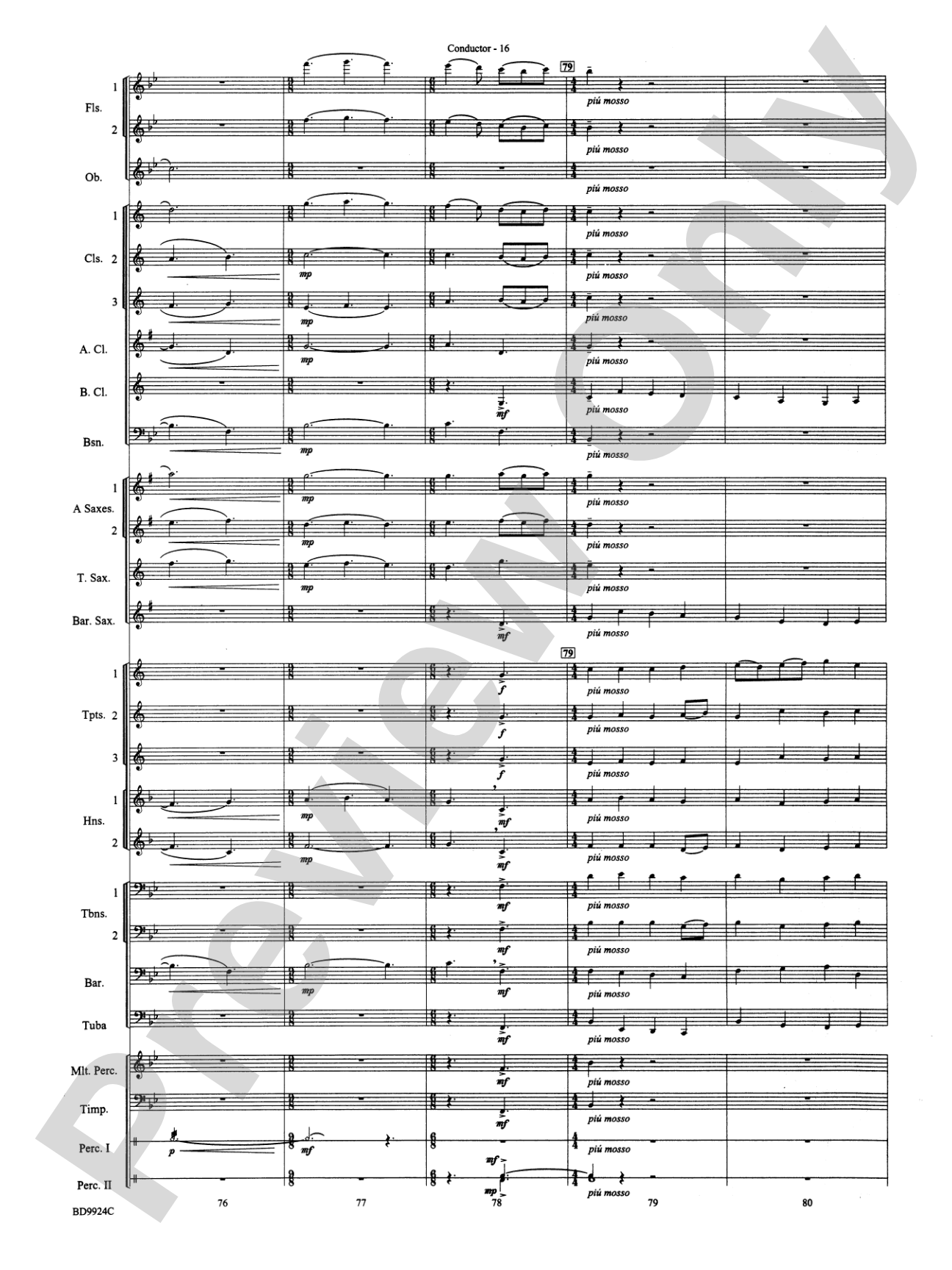 A Vaughan Williams Christmas: Concert Band Conductor Score & Parts