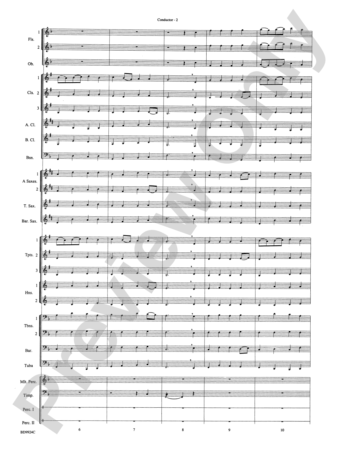 A Vaughan Williams Christmas: Concert Band Conductor Score & Parts