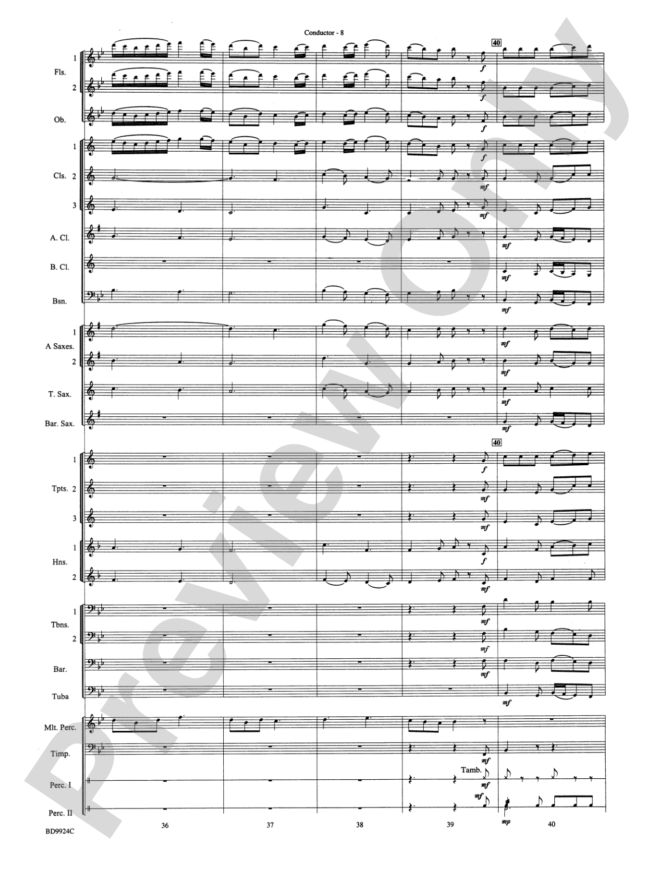 A Vaughan Williams Christmas: Concert Band Conductor Score & Parts