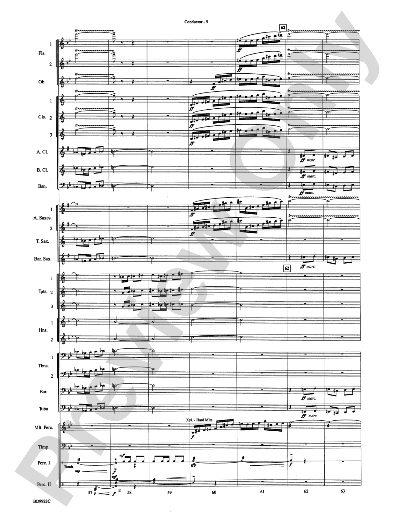 Patapan: Concert Band Conductor Score & Parts