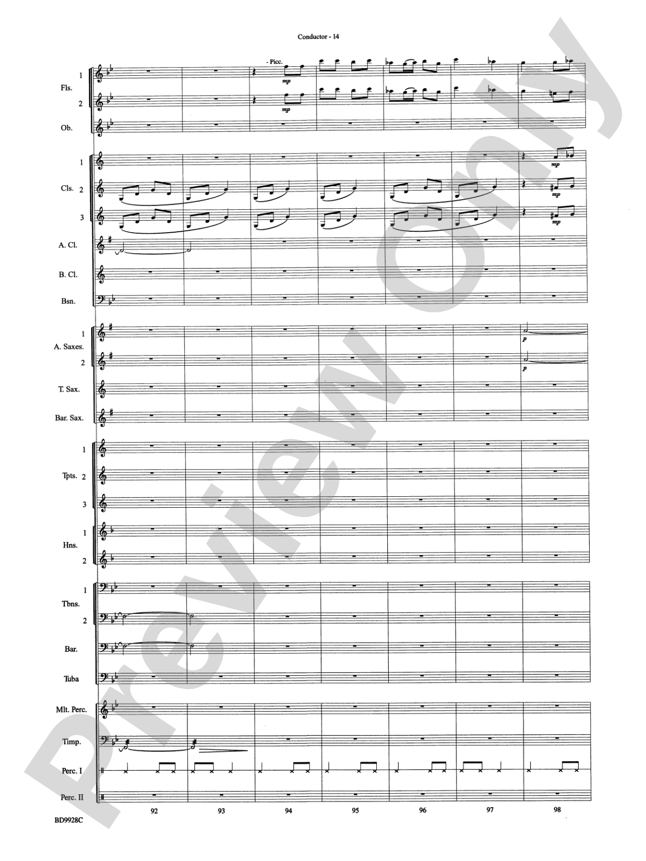 Patapan: Concert Band Conductor Score & Parts