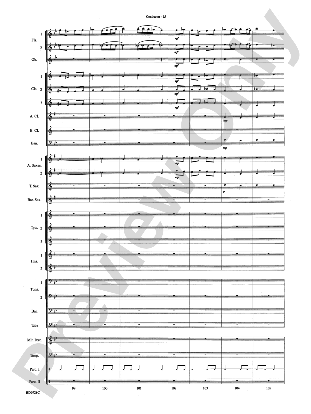 Patapan: Concert Band Conductor Score & Parts
