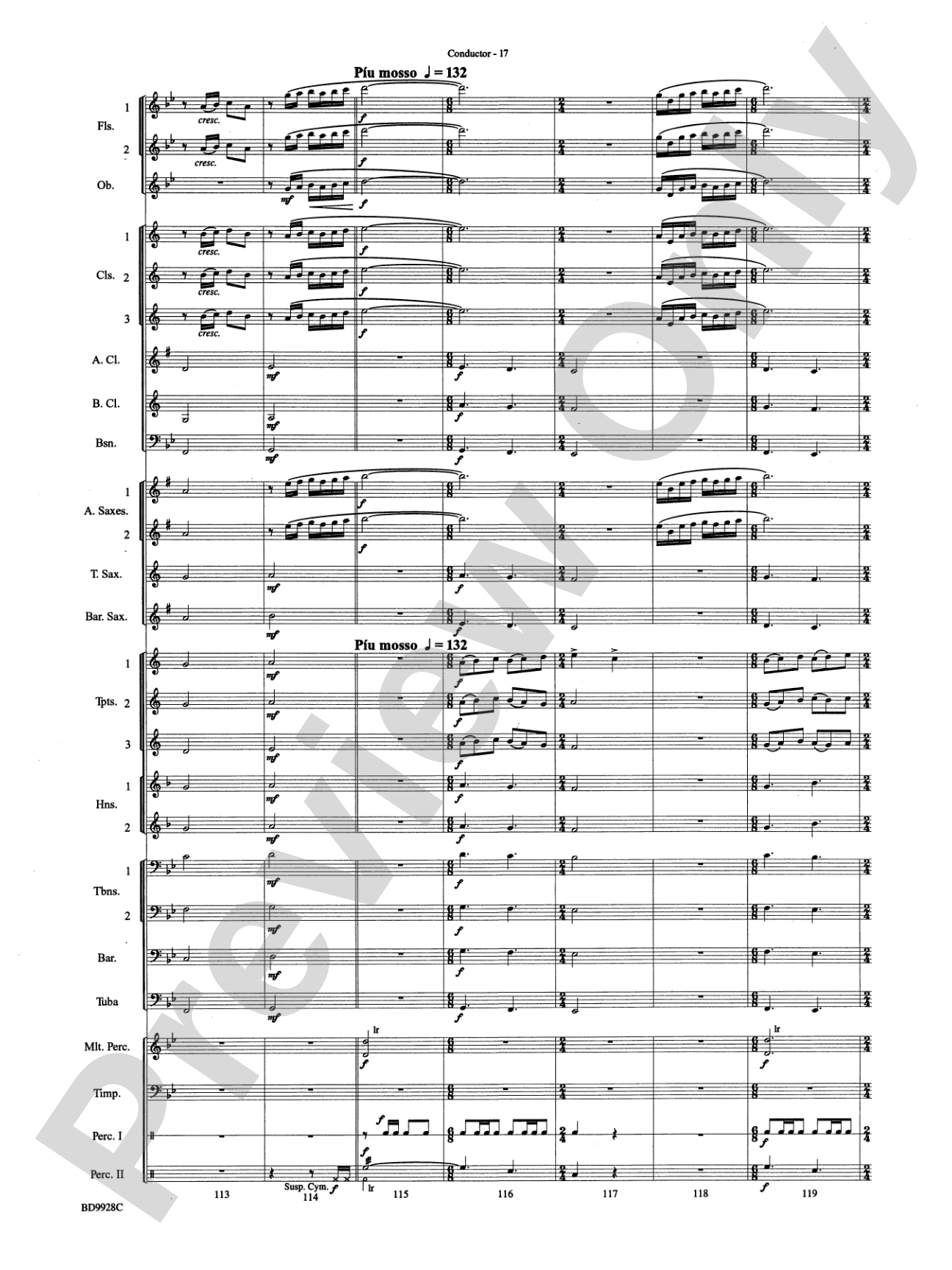 Patapan: Concert Band Conductor Score & Parts