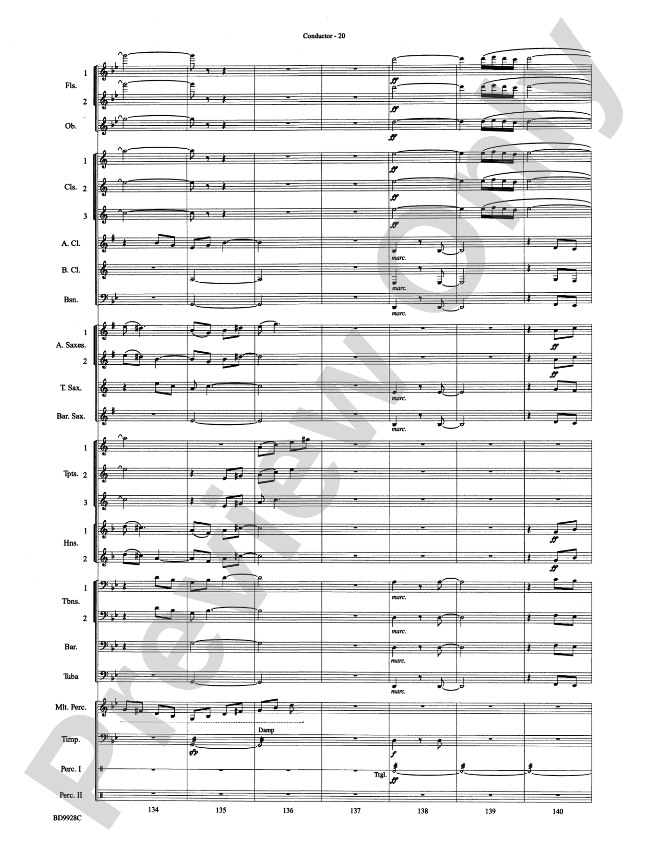 Patapan: Concert Band Conductor Score & Parts