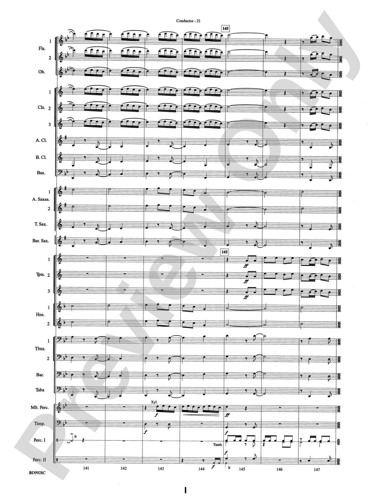 Patapan: Concert Band Conductor Score & Parts