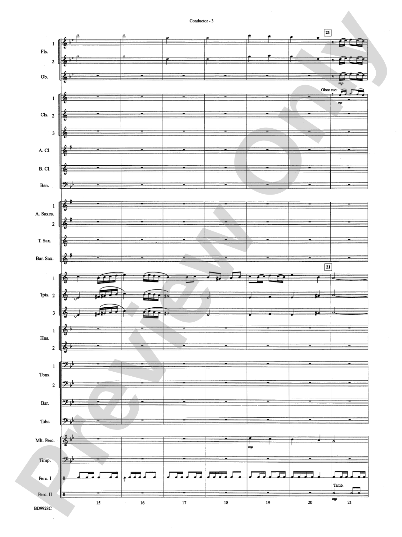 Patapan: Concert Band Conductor Score & Parts