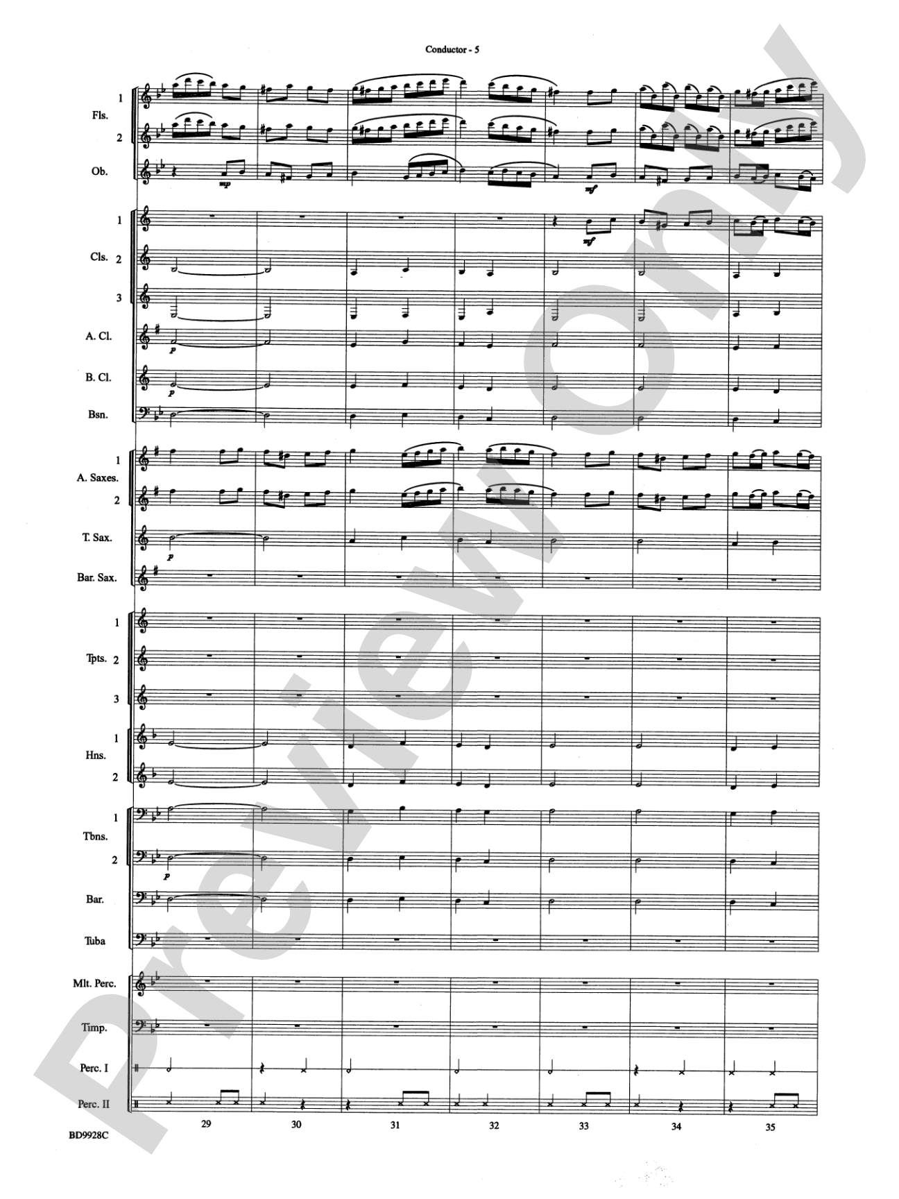 Patapan: Concert Band Conductor Score & Parts
