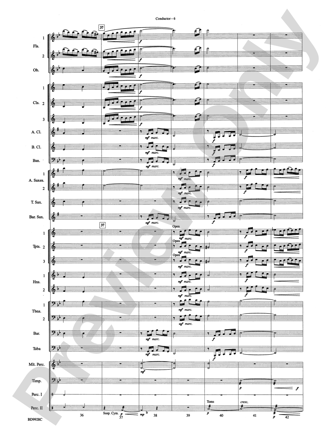 Patapan: Concert Band Conductor Score & Parts