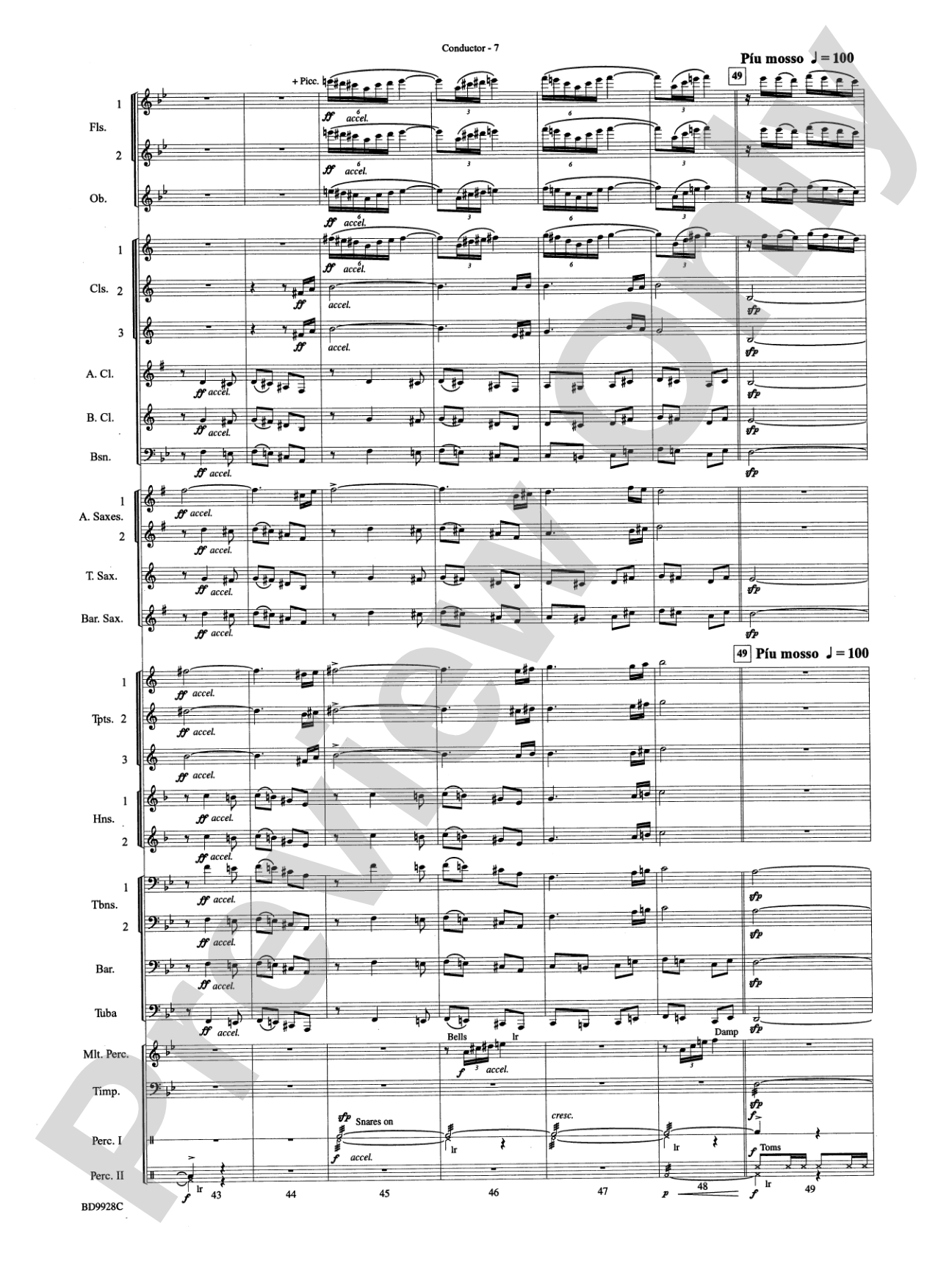 Patapan: Concert Band Conductor Score & Parts