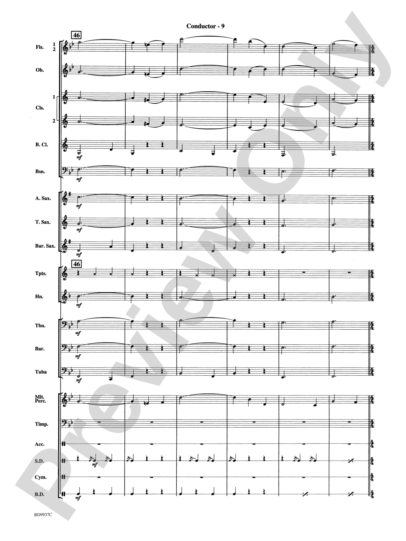 Mouthpiece Mania: Concert Band Conductor Score & Parts