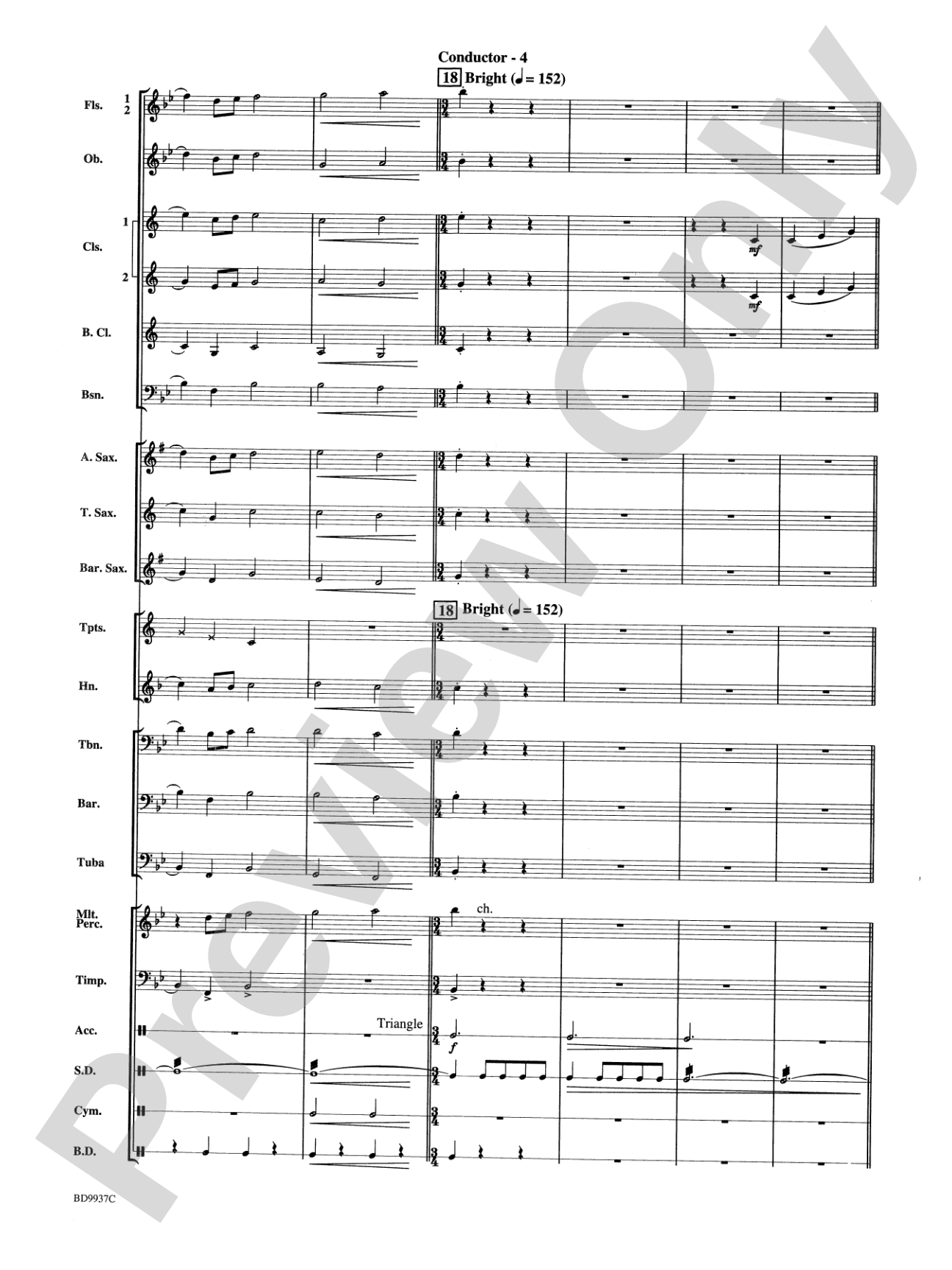 Mouthpiece Mania: Concert Band Conductor Score & Parts