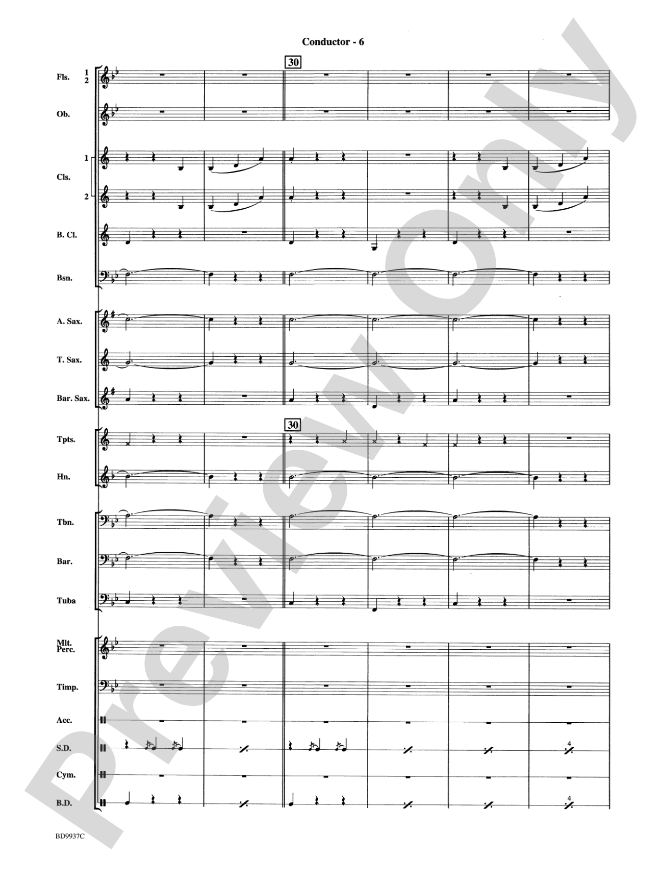 Mouthpiece Mania: Concert Band Conductor Score & Parts