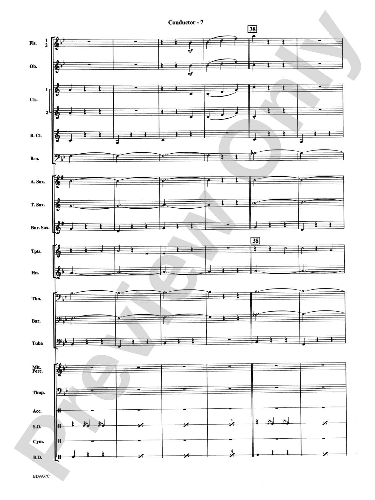 Mouthpiece Mania: Concert Band Conductor Score & Parts