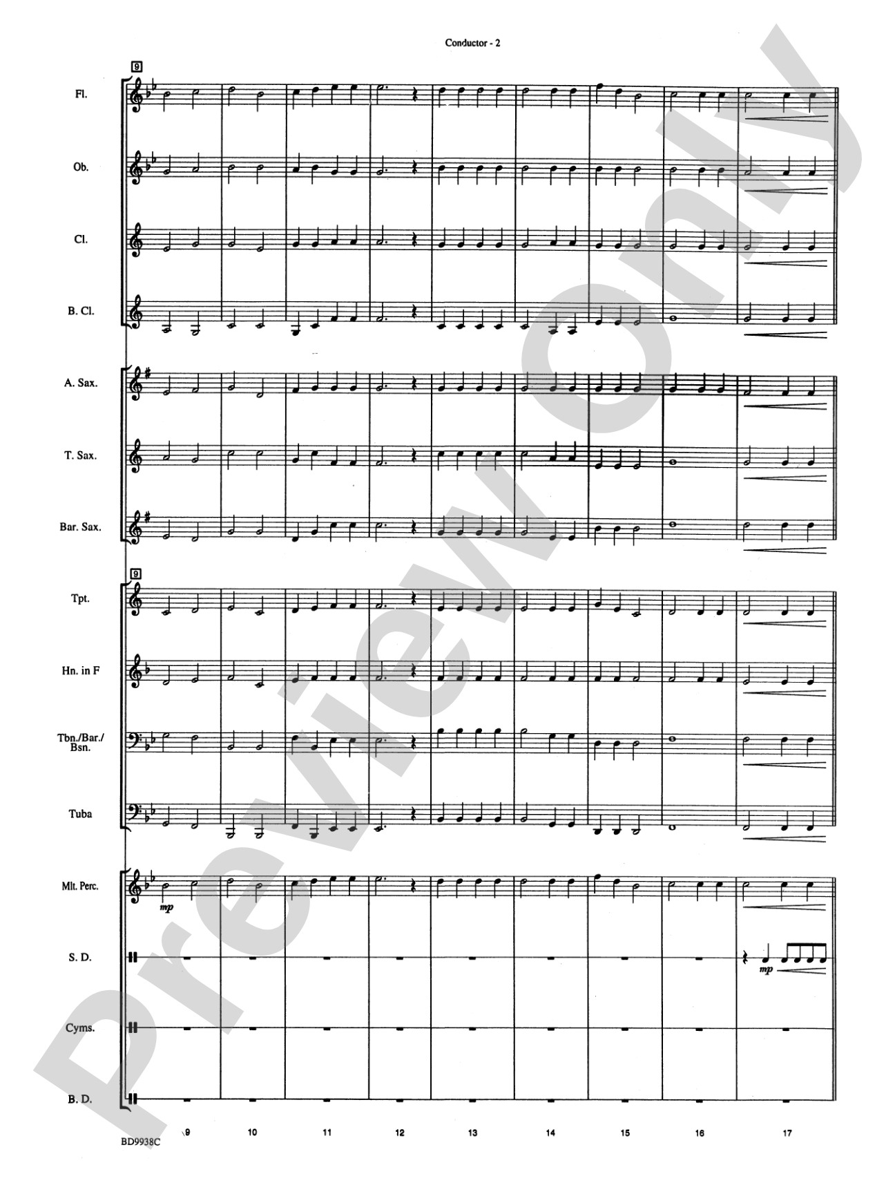 Overture 1812: Concert Band Conductor Score & Parts