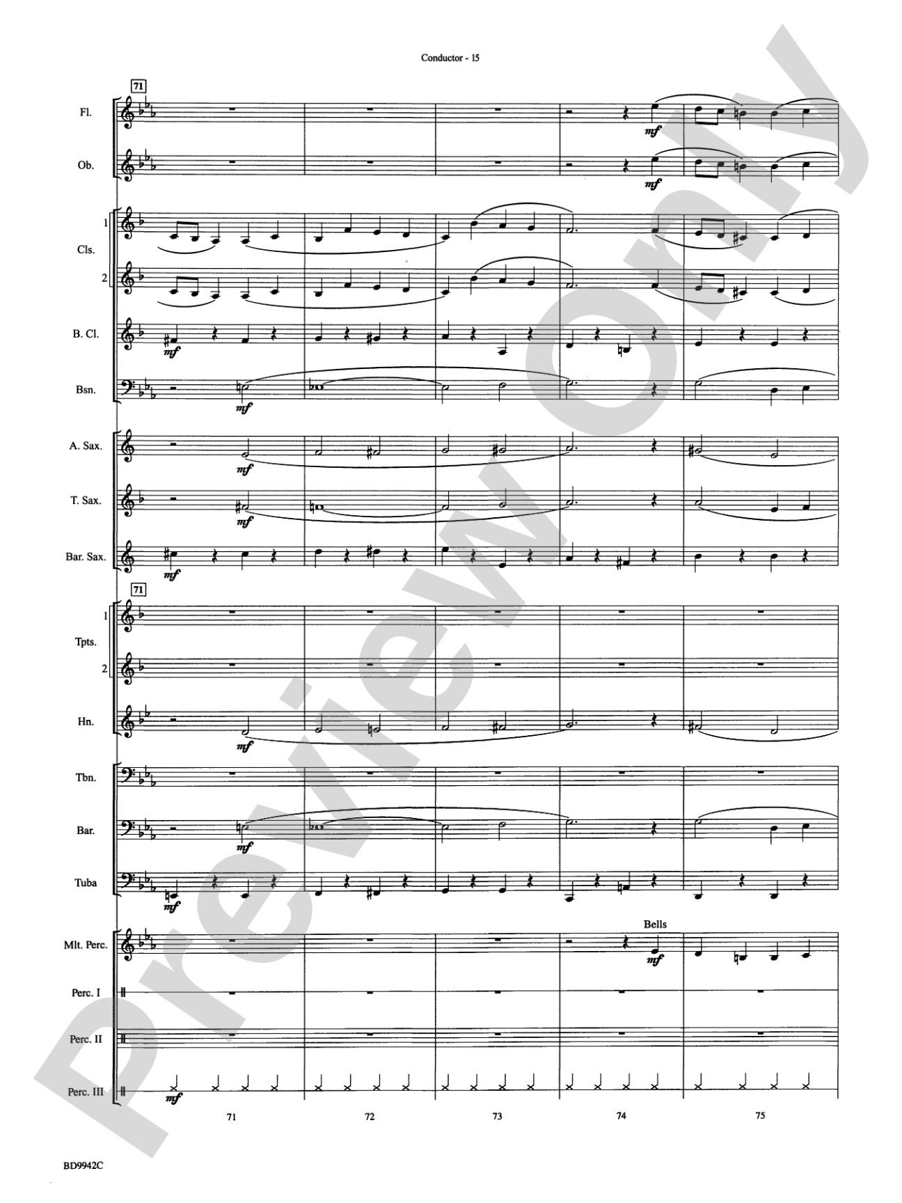 Sleigh Ride: Concert Band Conductor Score & Parts