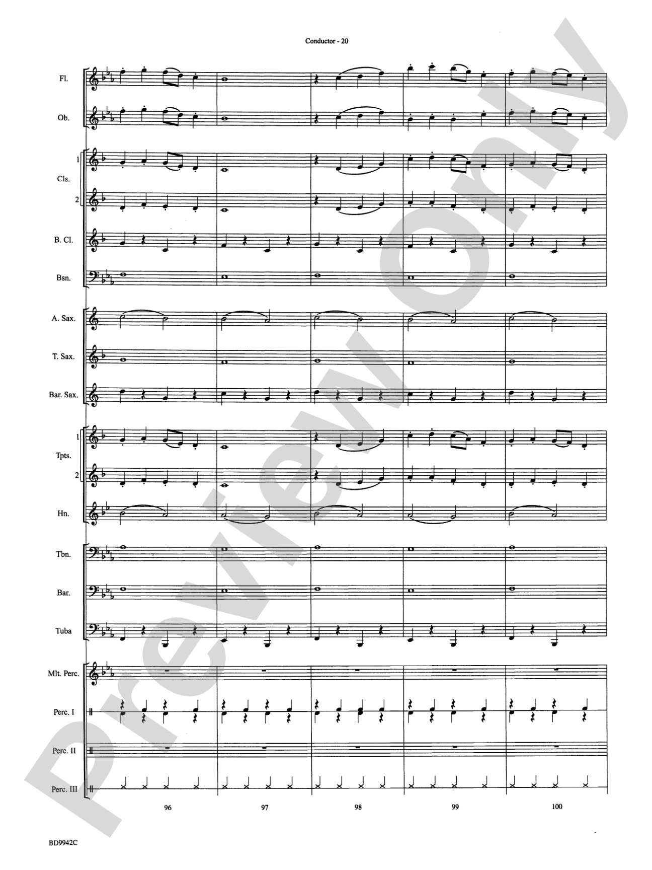 Sleigh Ride: Concert Band Conductor Score & Parts