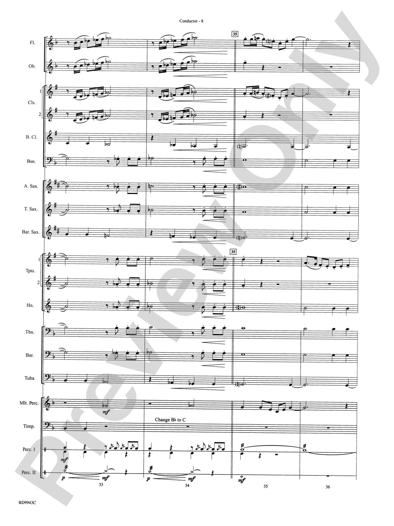 Christmas Fanfare: Concert Band Conductor Score & Parts