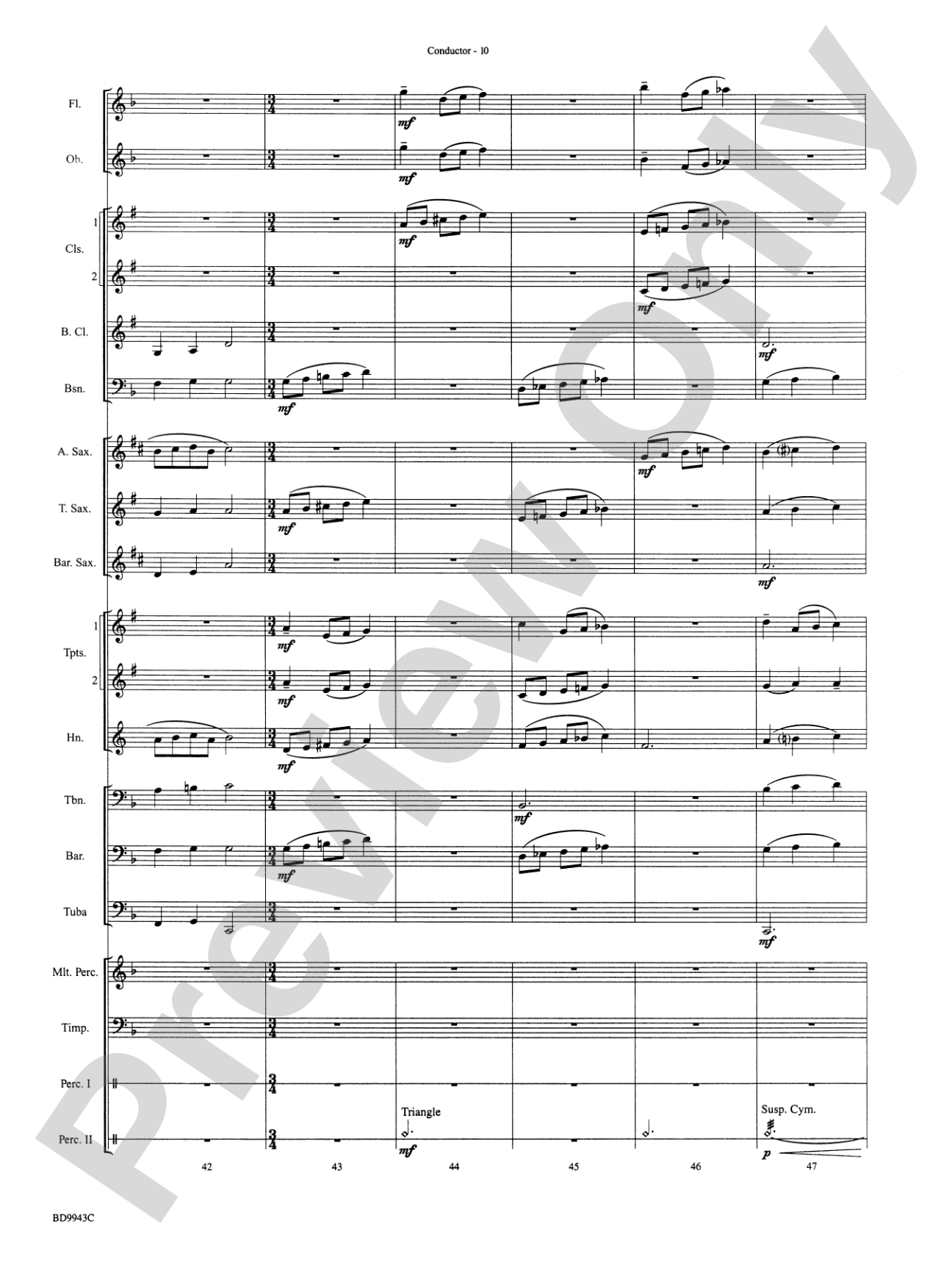 Christmas Fanfare: Concert Band Conductor Score & Parts