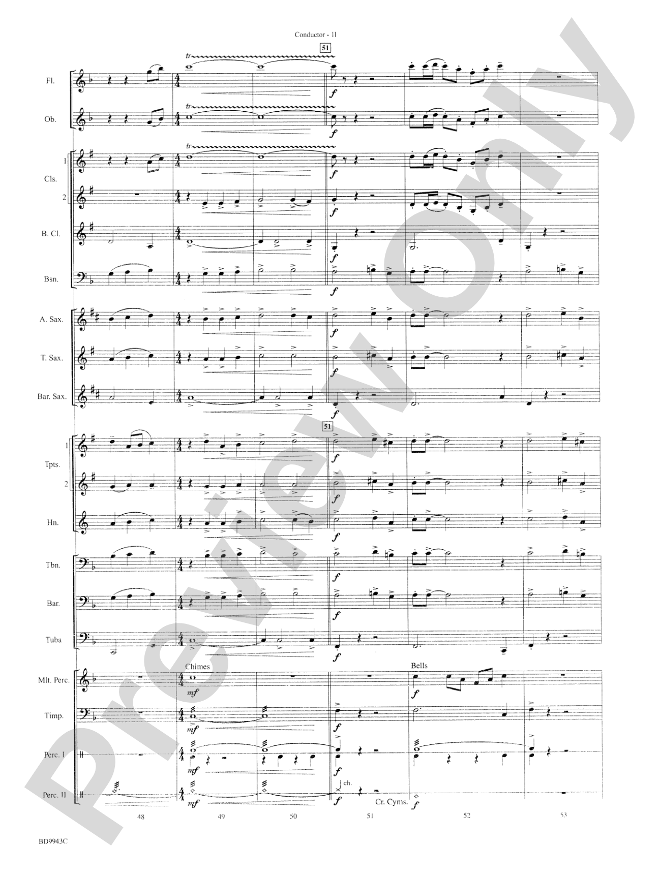 Christmas Fanfare: Concert Band Conductor Score & Parts