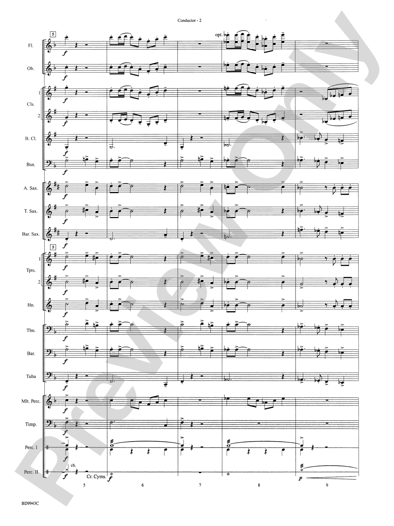 Christmas Fanfare: Concert Band Conductor Score & Parts
