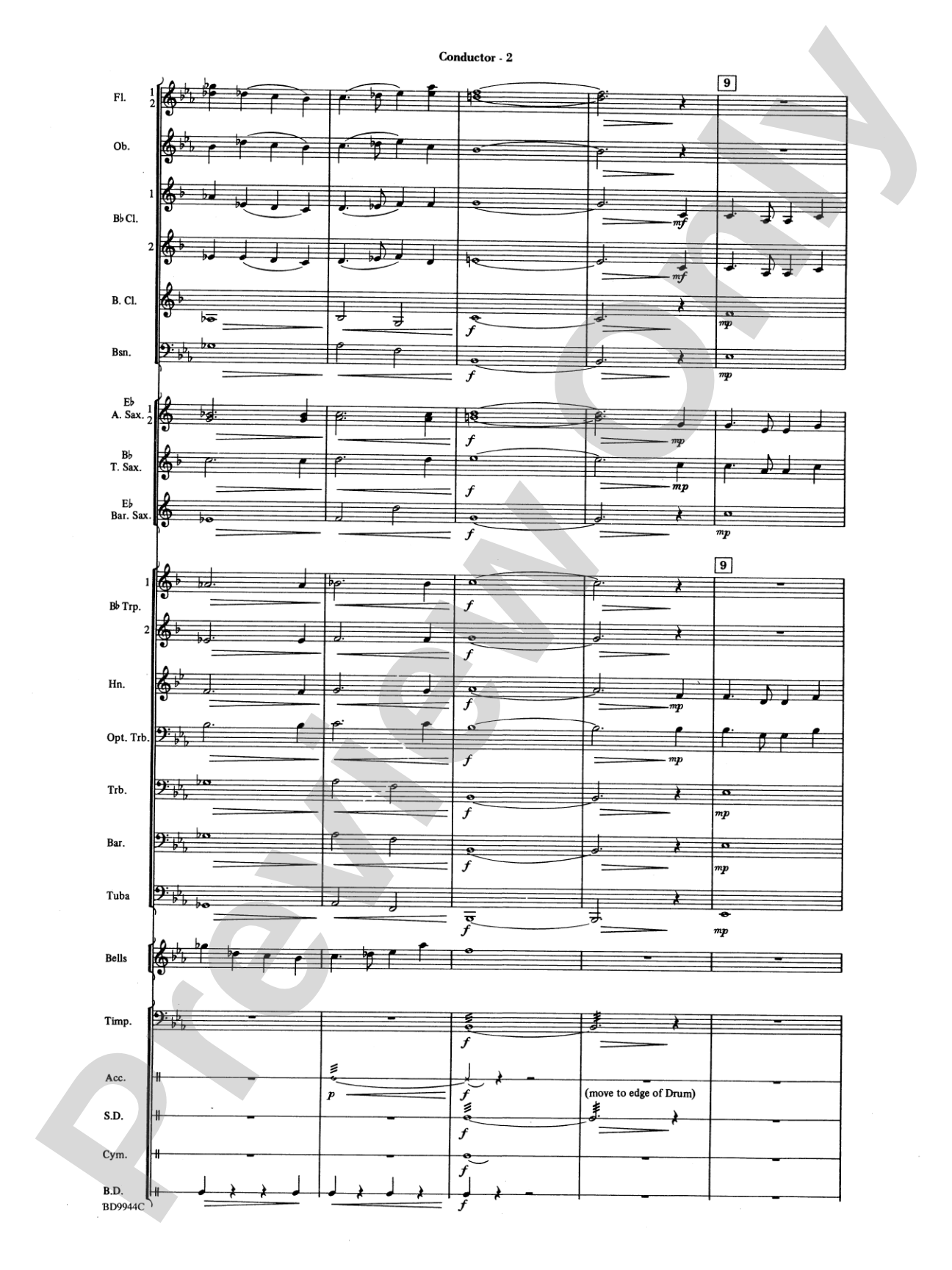 America the Beautiful: Concert Band Conductor Score & Parts