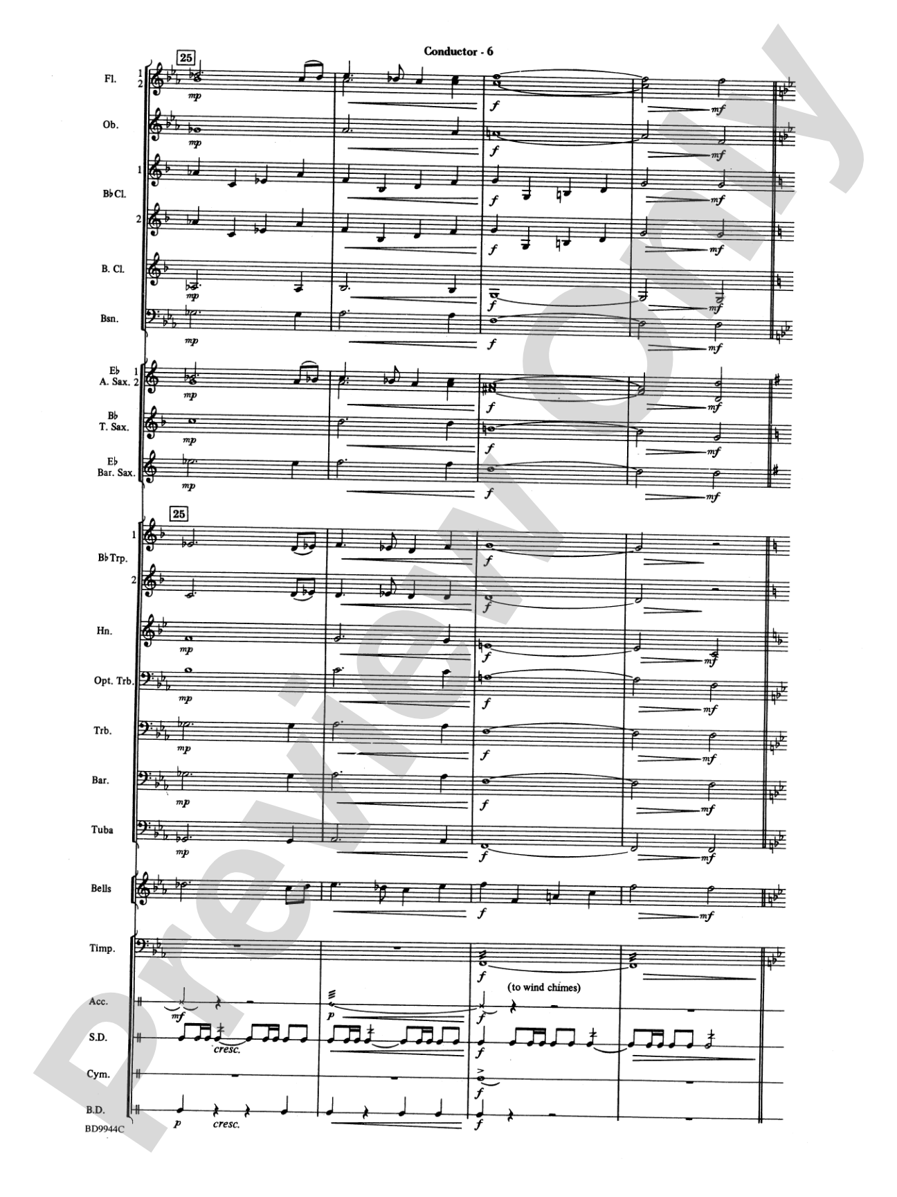 America the Beautiful: Concert Band Conductor Score & Parts