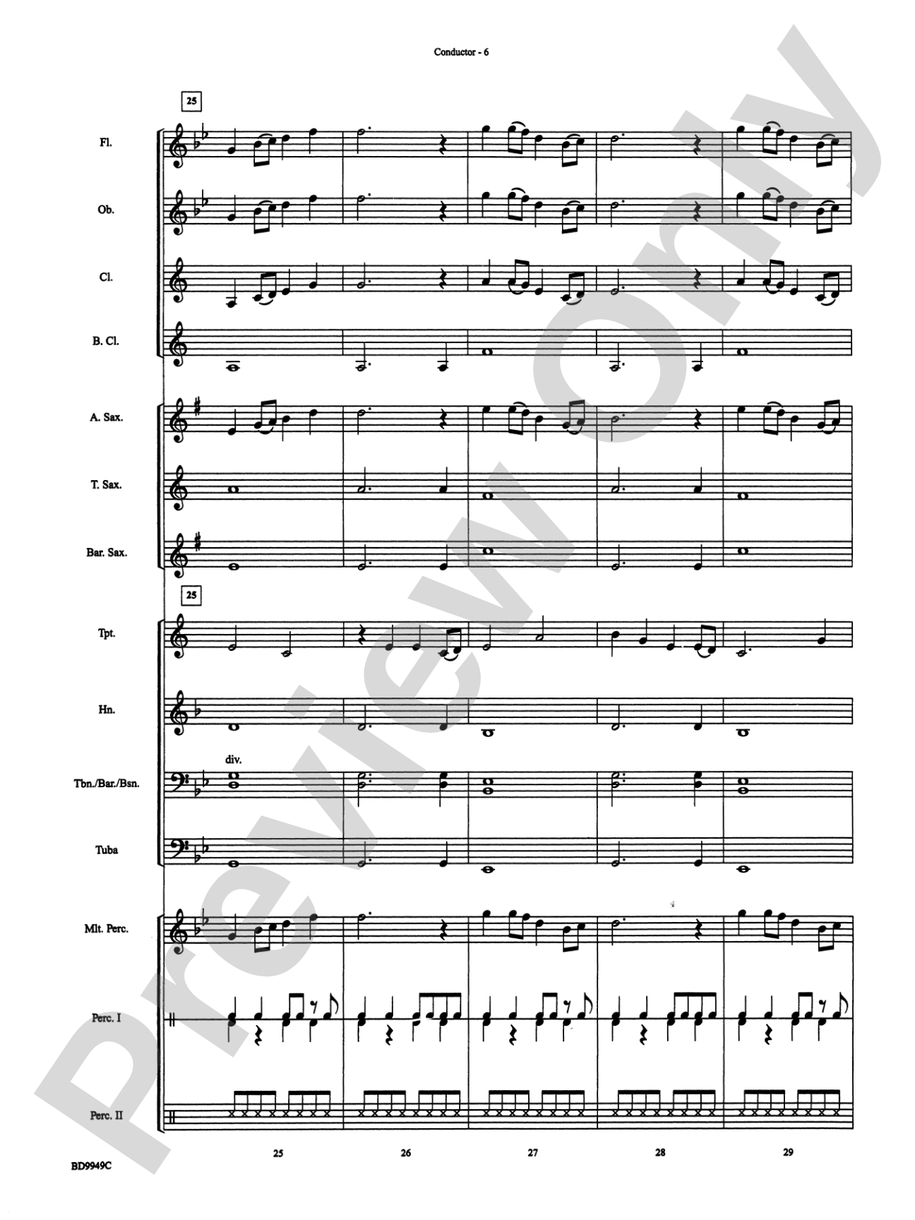Ancient Spirits: Concert Band Conductor Score & Parts