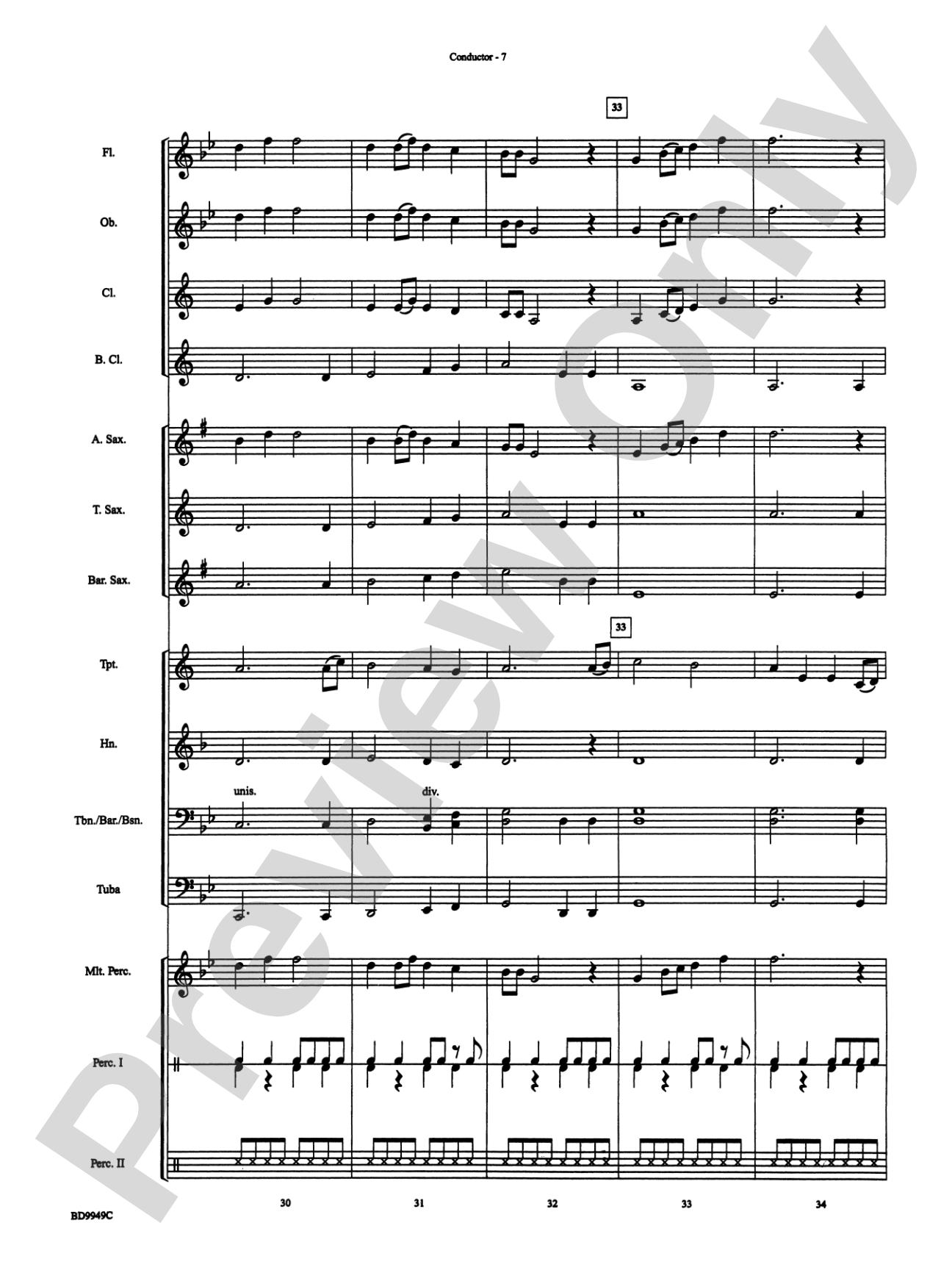 Ancient Spirits: Concert Band Conductor Score & Parts