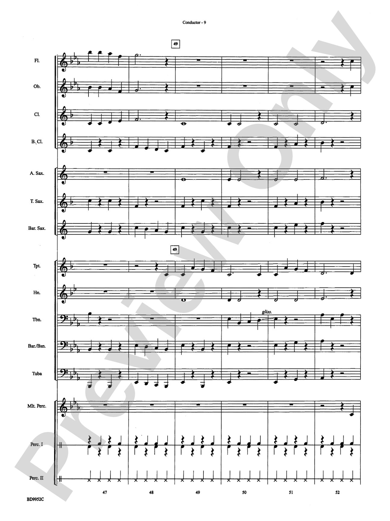 Jingle Bones: Concert Band Conductor Score & Parts