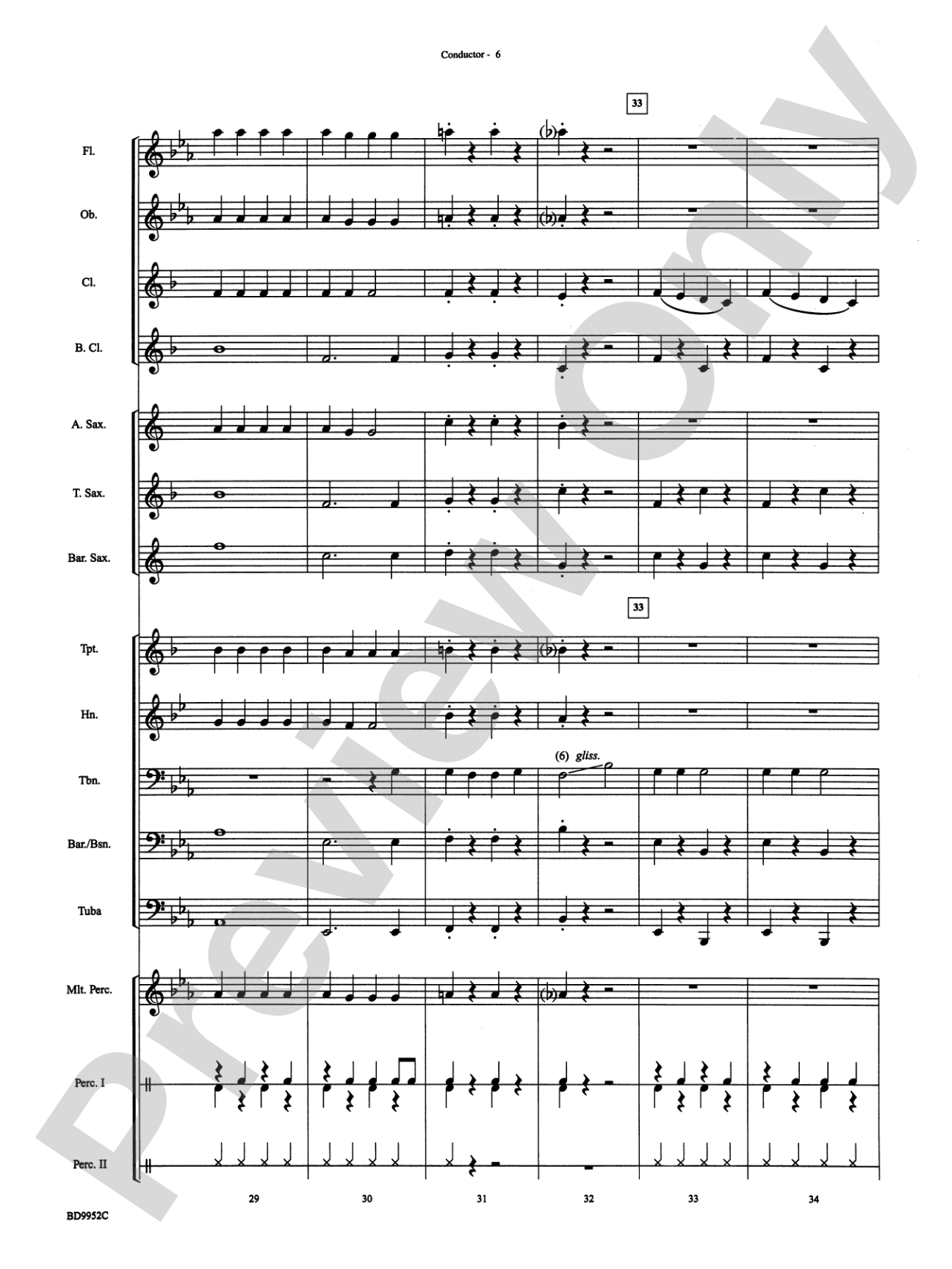 Jingle Bones: Concert Band Conductor Score & Parts