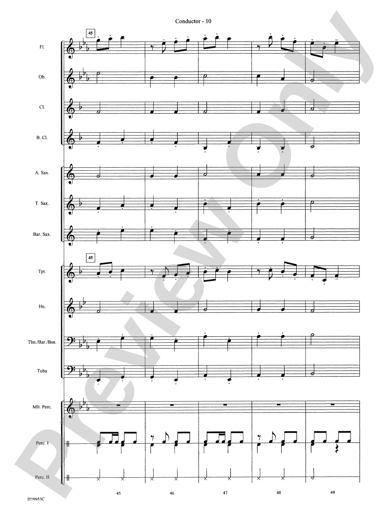 Manhattan Beach: Concert Band Conductor Score & Parts