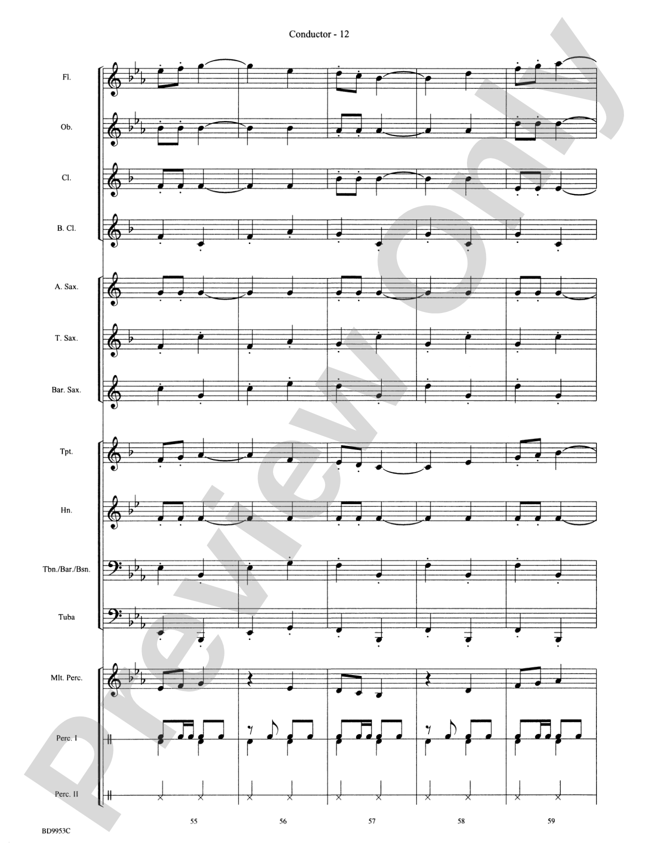 Manhattan Beach: Concert Band Conductor Score & Parts
