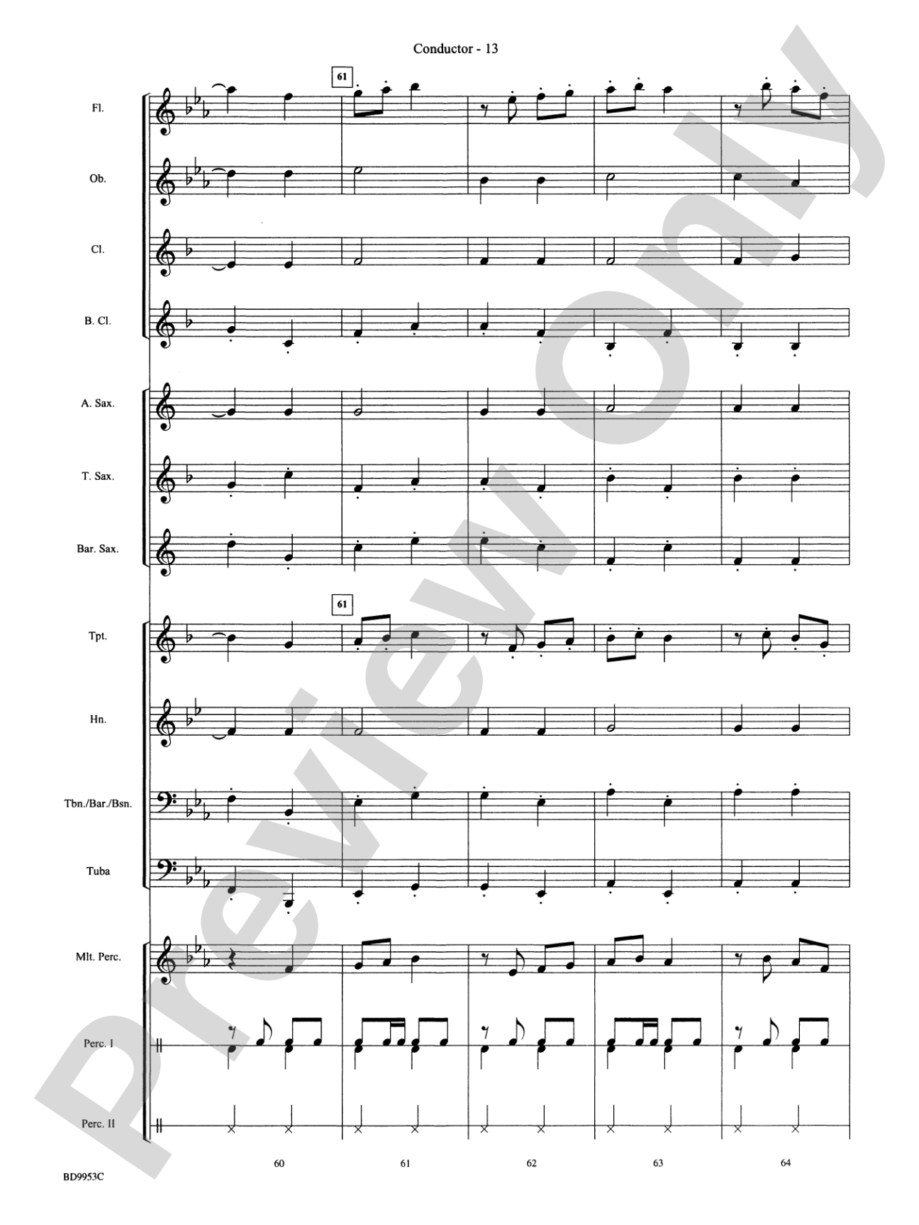 Manhattan Beach: Concert Band Conductor Score & Parts