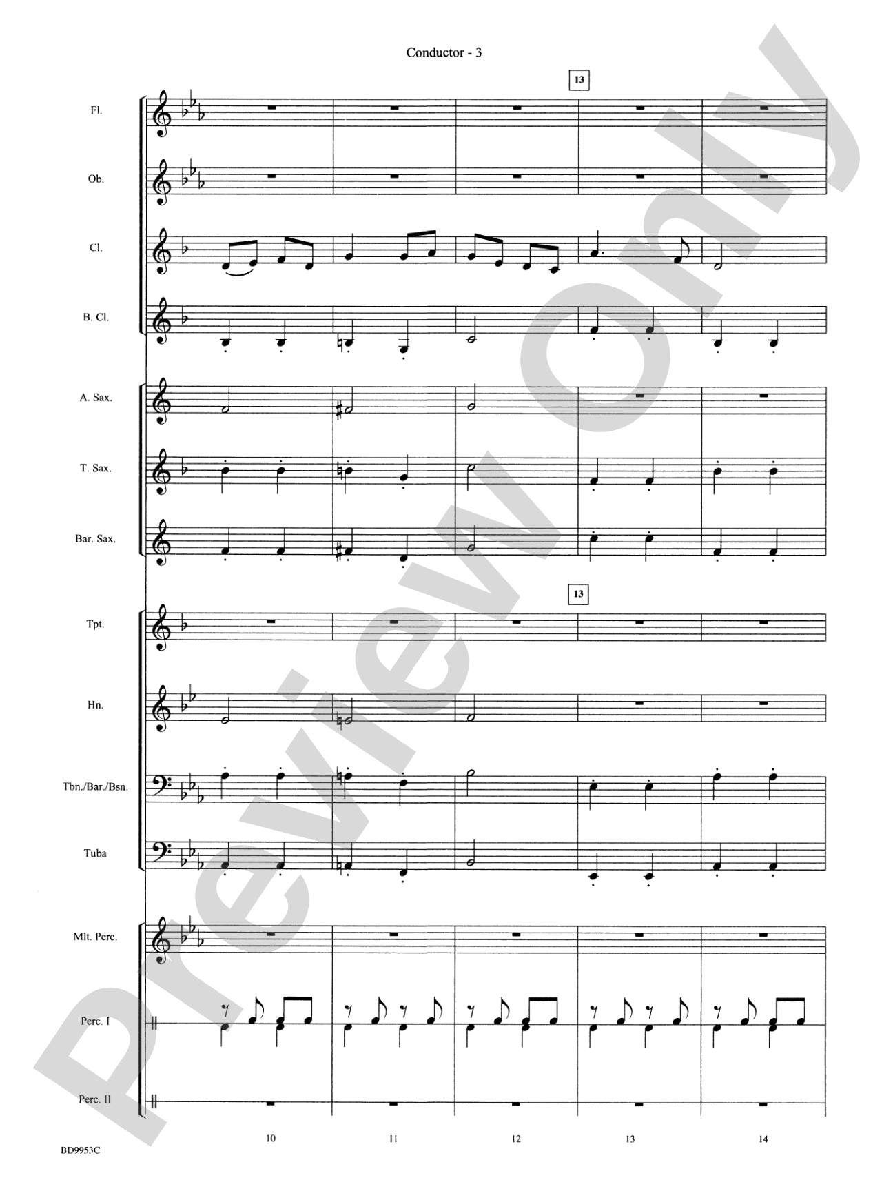 Manhattan Beach: Concert Band Conductor Score & Parts