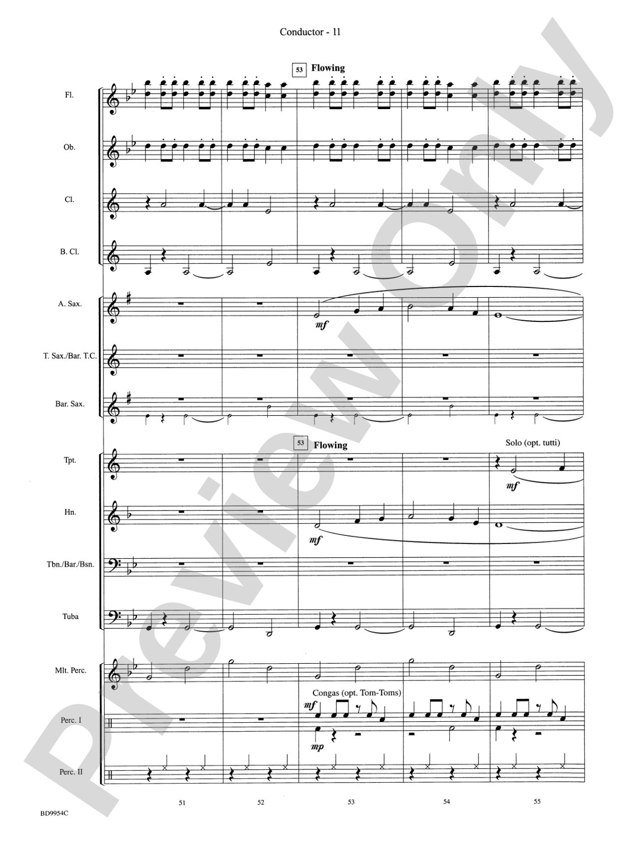 The Sound and the Fury: Concert Band Conductor Score & Parts