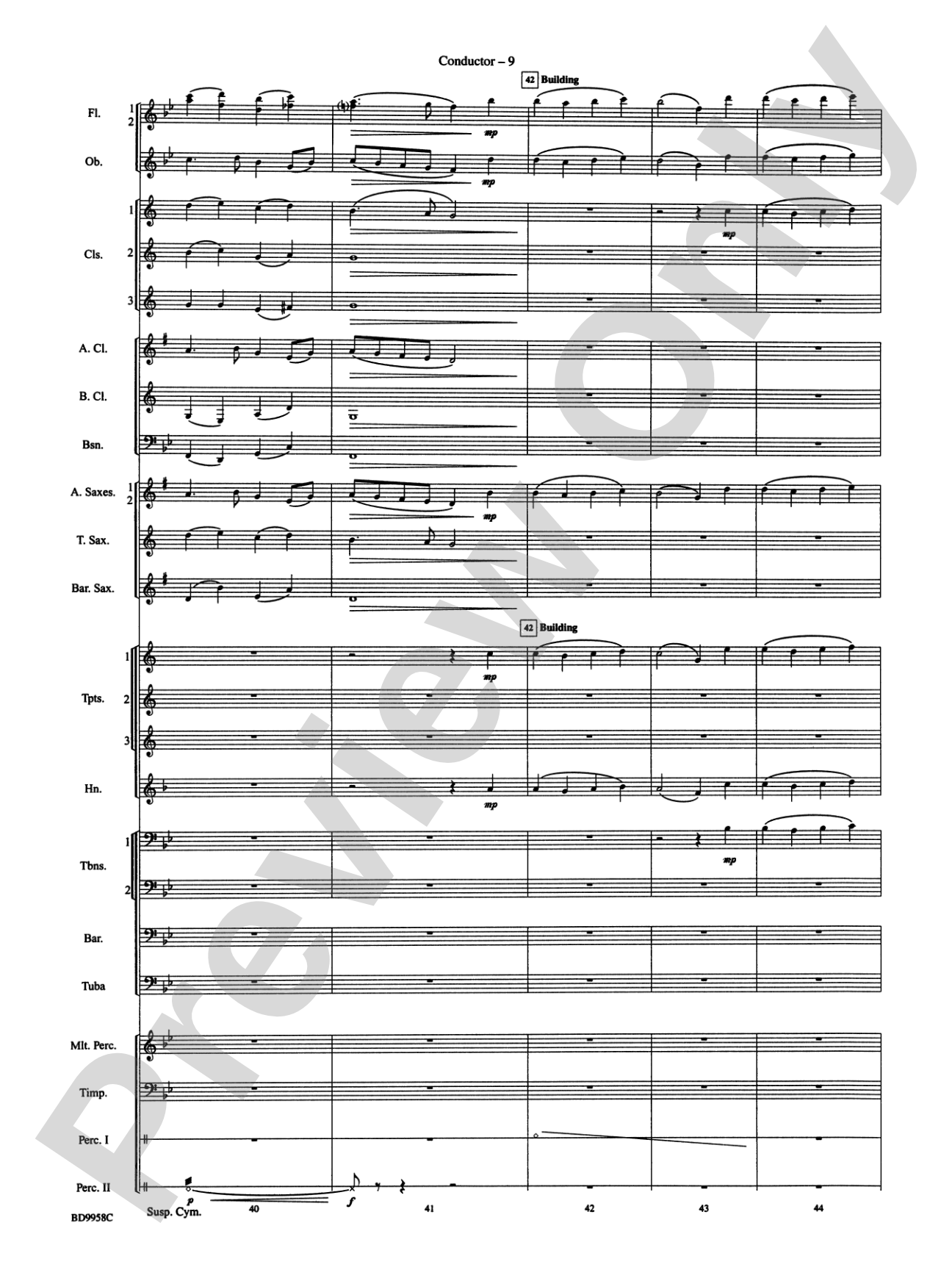 Fanfare and Processional on an Old English Carol: Concert Band Conductor Score & Parts
