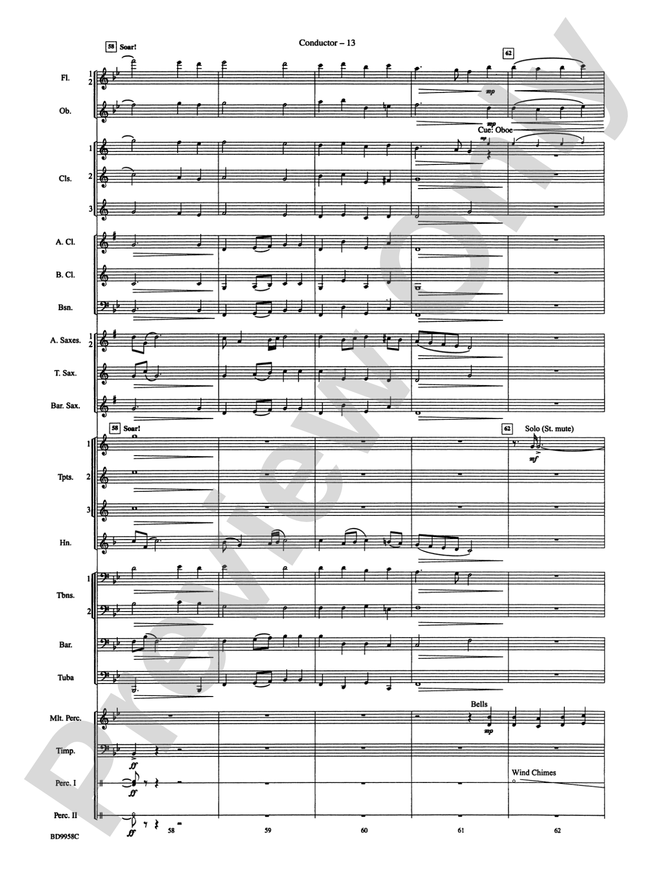 Fanfare and Processional on an Old English Carol: Concert Band Conductor Score & Parts