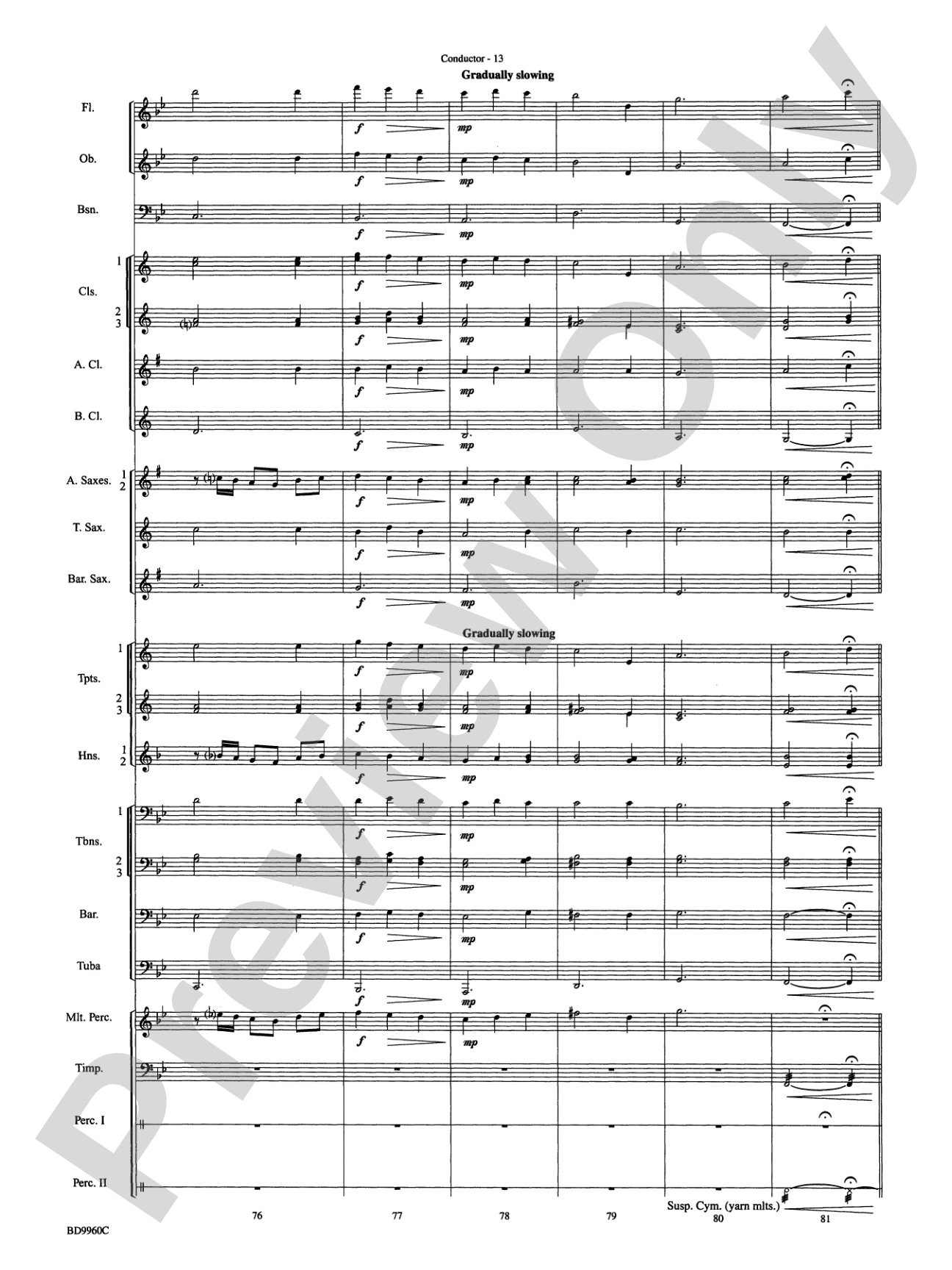 Star of Wonder: Concert Band Conductor Score & Parts