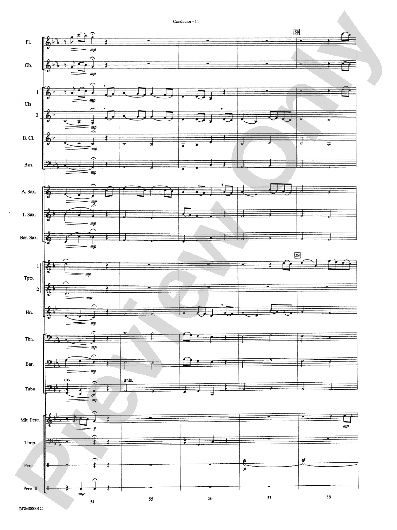 Annabel Lee: Concert Band Conductor Score & Parts