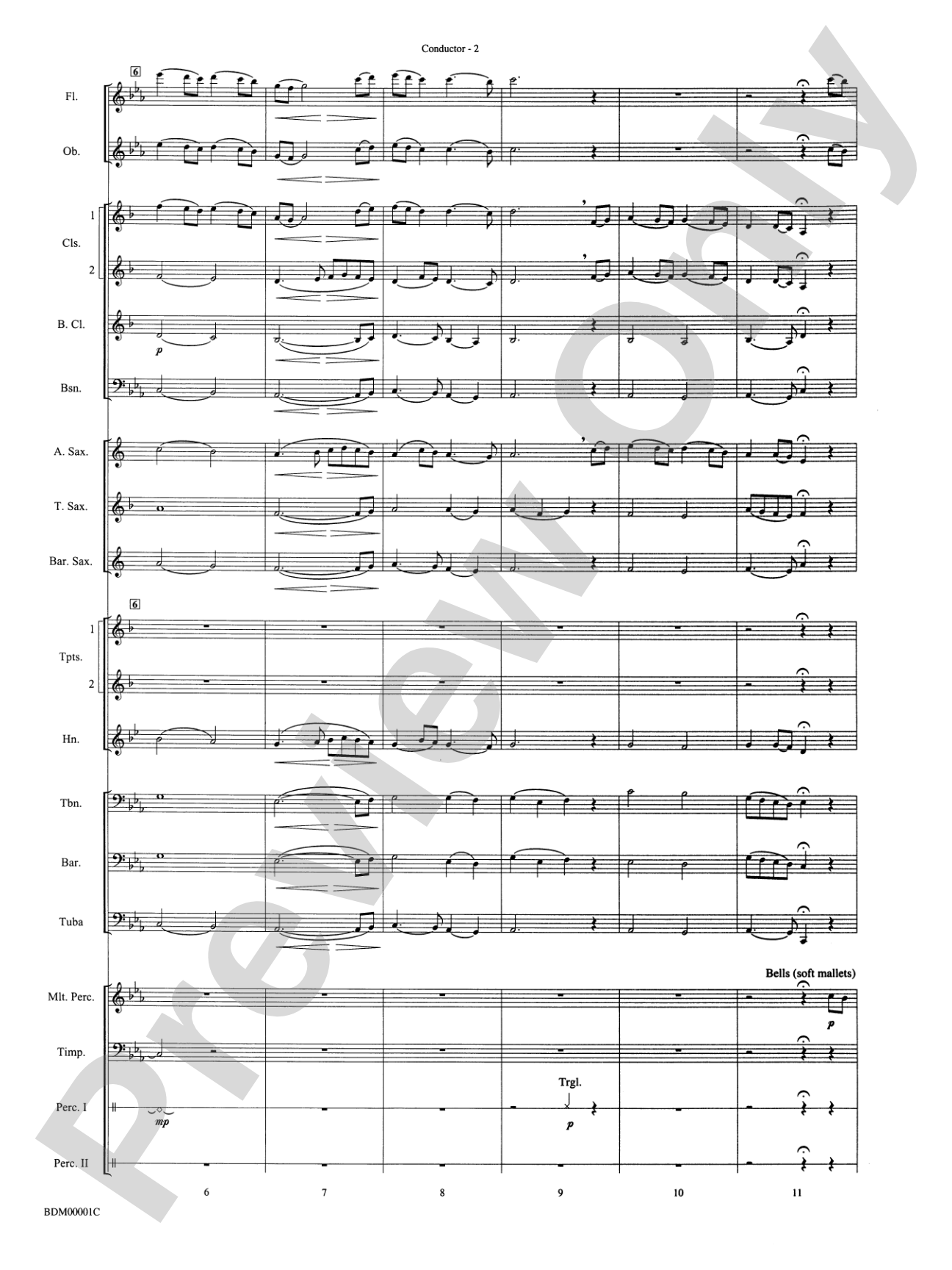 Annabel Lee: Concert Band Conductor Score & Parts