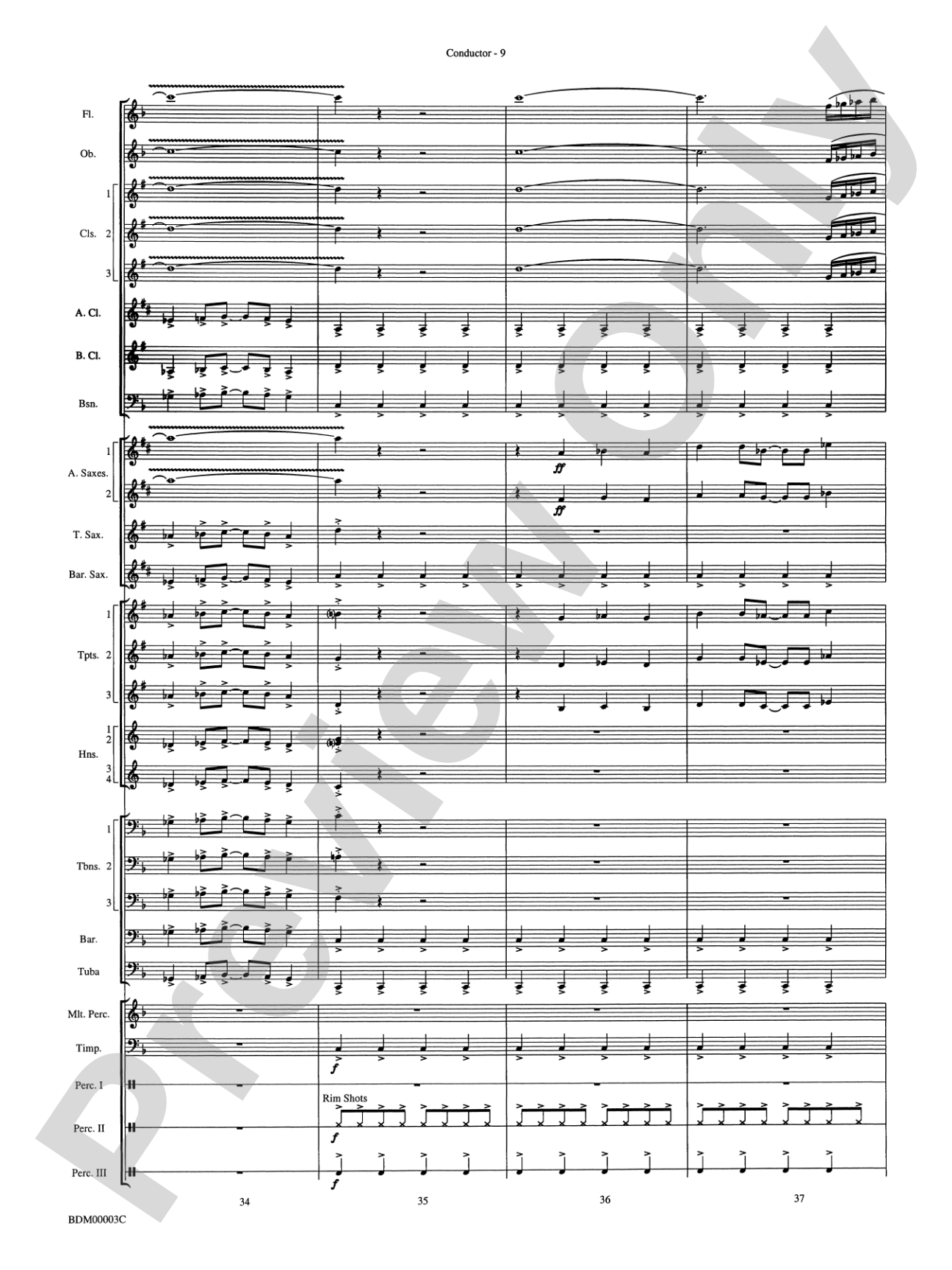 Overture de Argentina: Concert Band Conductor Score & Parts