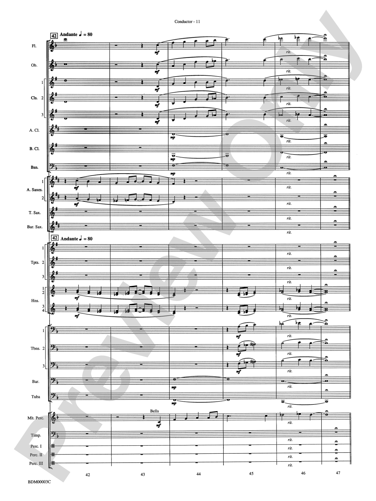 Overture de Argentina: Concert Band Conductor Score & Parts