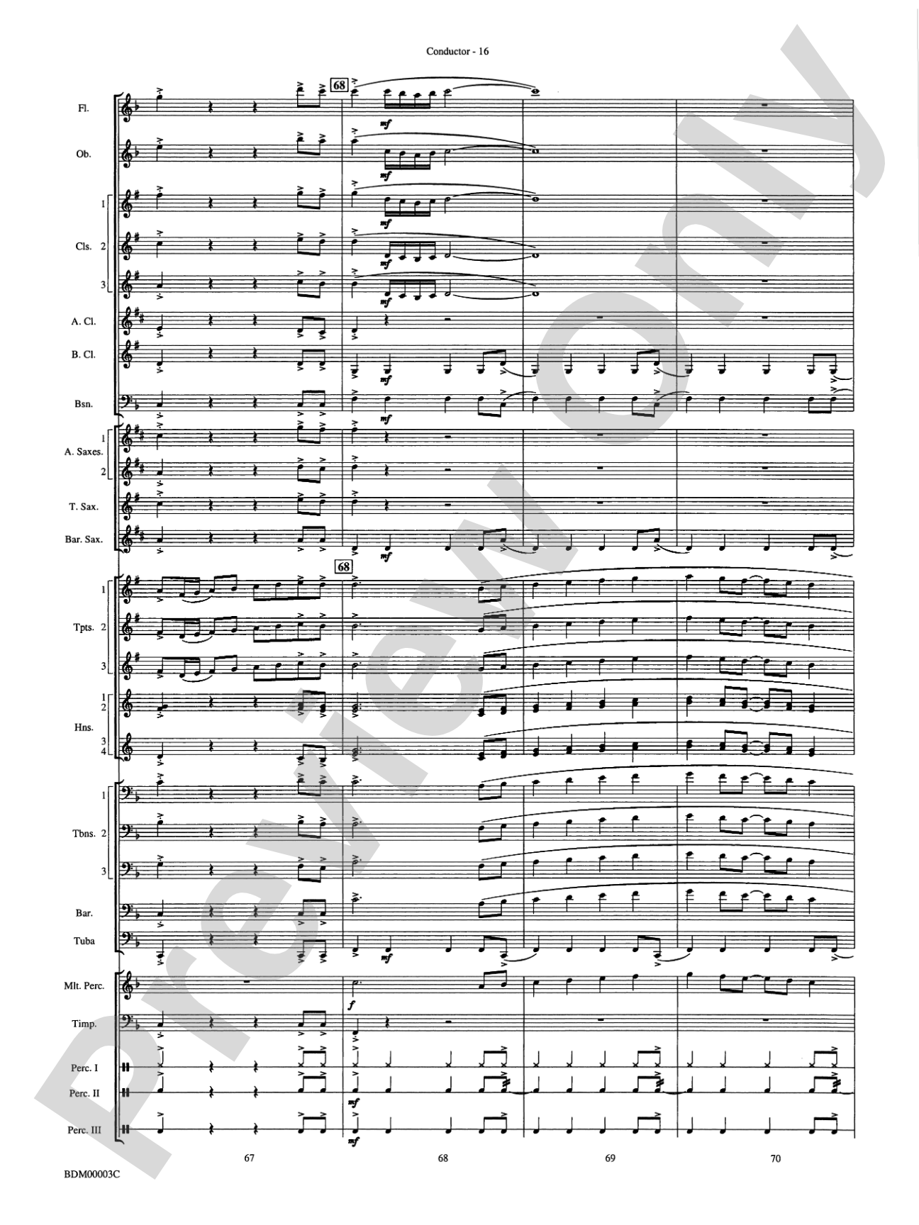 Overture de Argentina: Concert Band Conductor Score & Parts