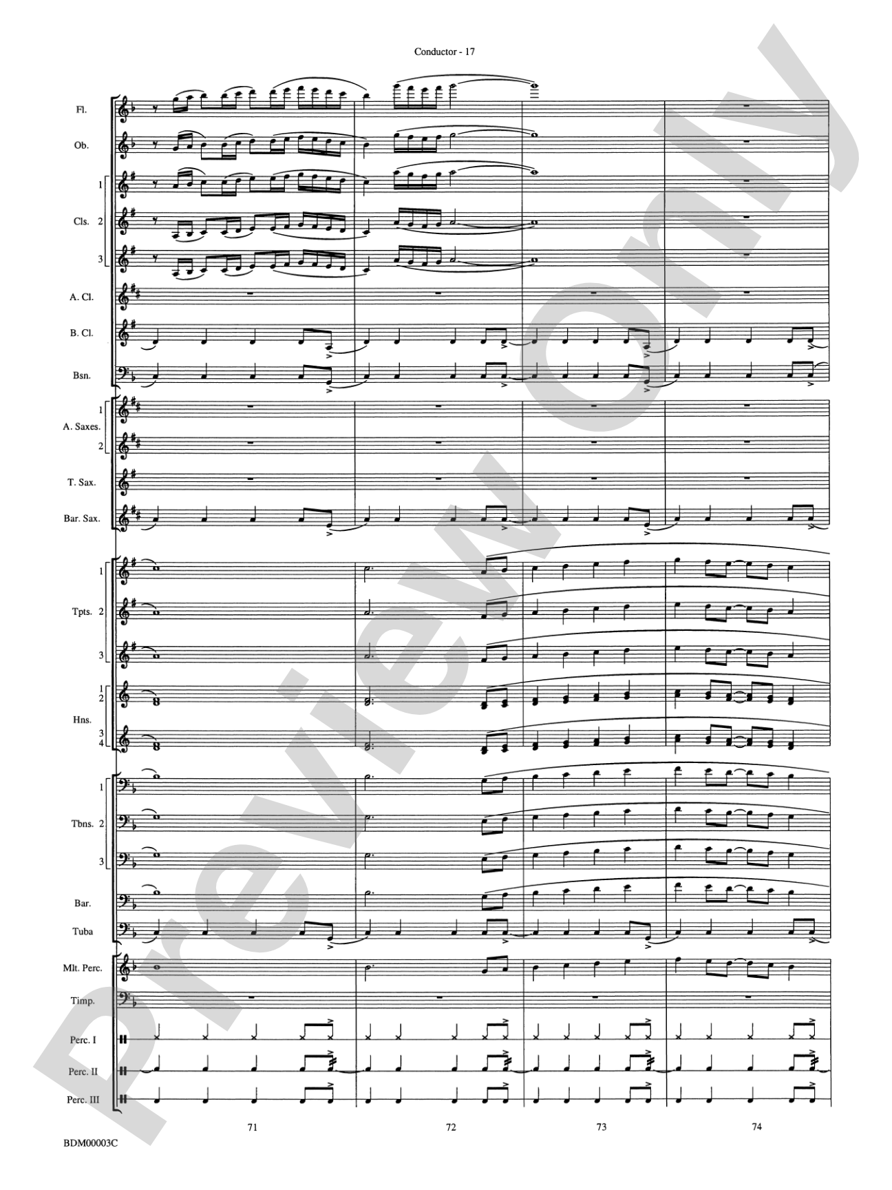 Overture de Argentina: Concert Band Conductor Score & Parts