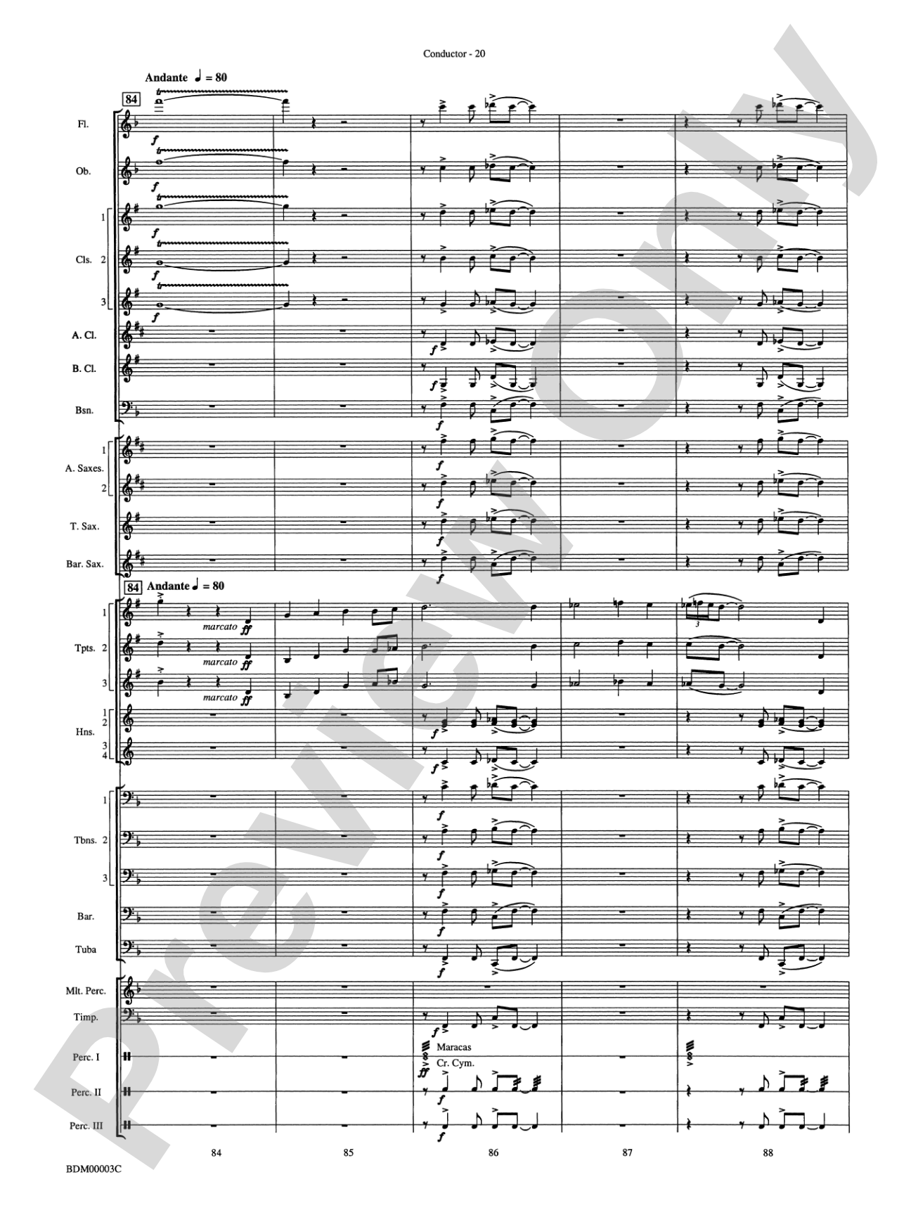 Overture de Argentina: Concert Band Conductor Score & Parts